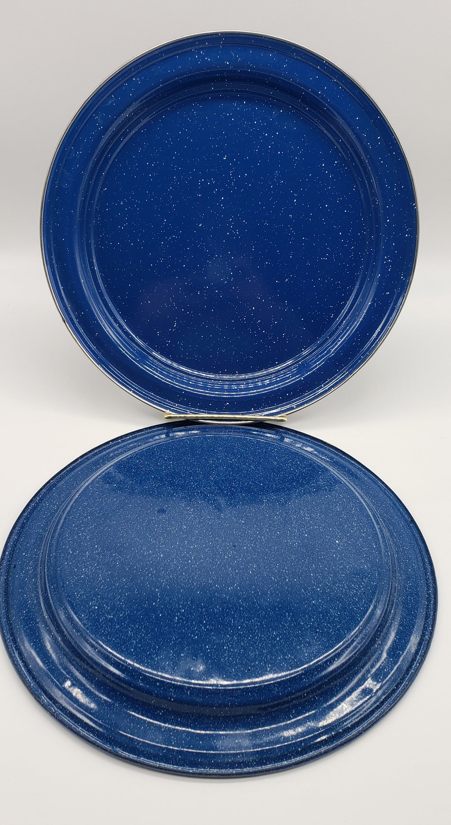Outdoors Enamelware Plate