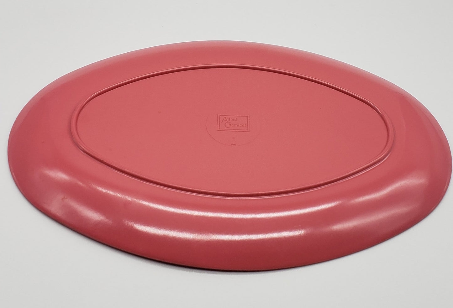 Allied Chemical White Melamine Oval Platter Oval