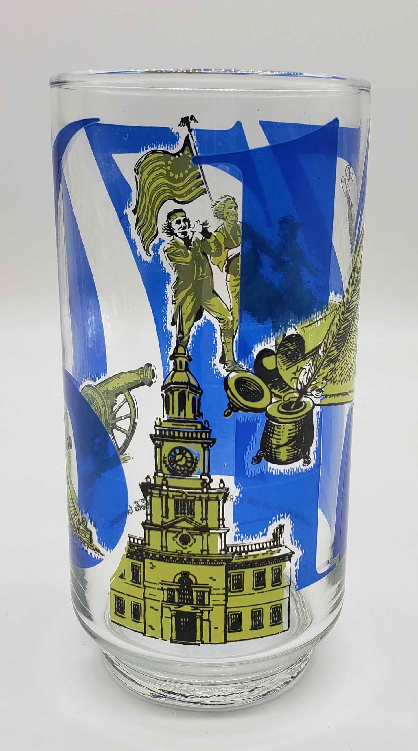 1776-1976 Bicentennial Heritage Collectors Series Coca Cola Drinking Glass