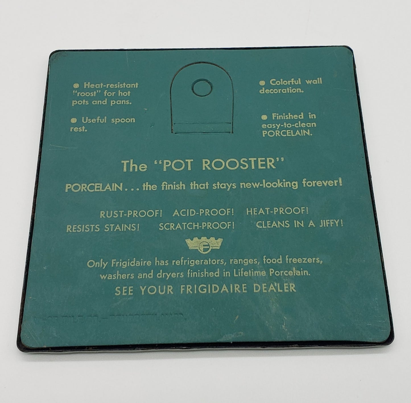 The Pot Rooster Tile Trivet by Frigidaire