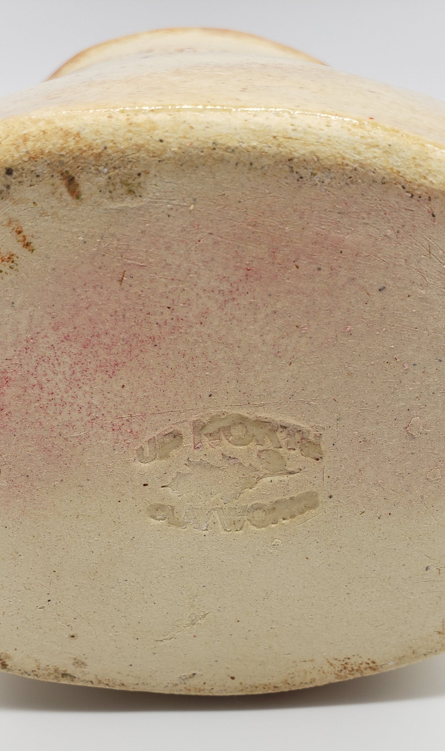 Up North Clayworks Pressed cherry Blossom Pitcher