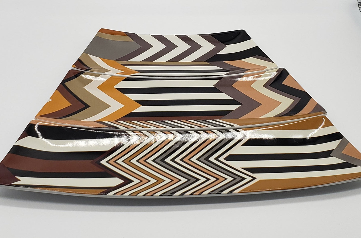 Missoni 3 Piece Tray Set