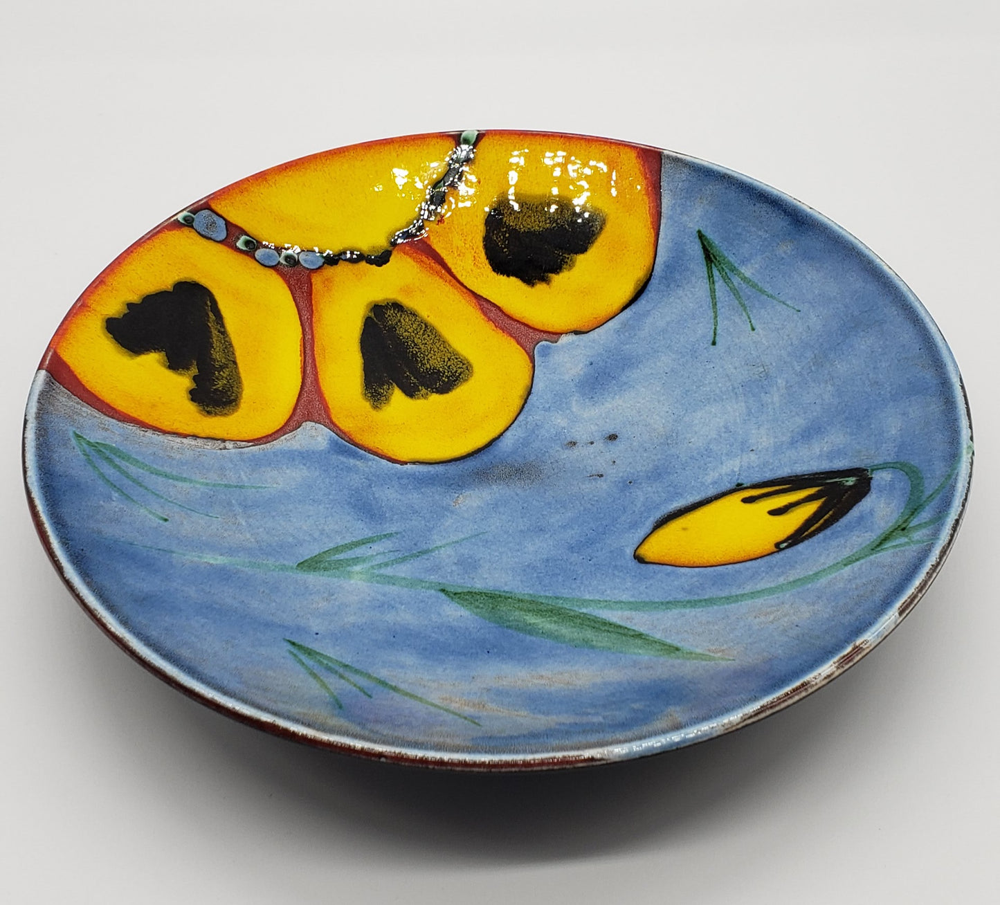 Poole Pottery England, Flower-Colored Bowl