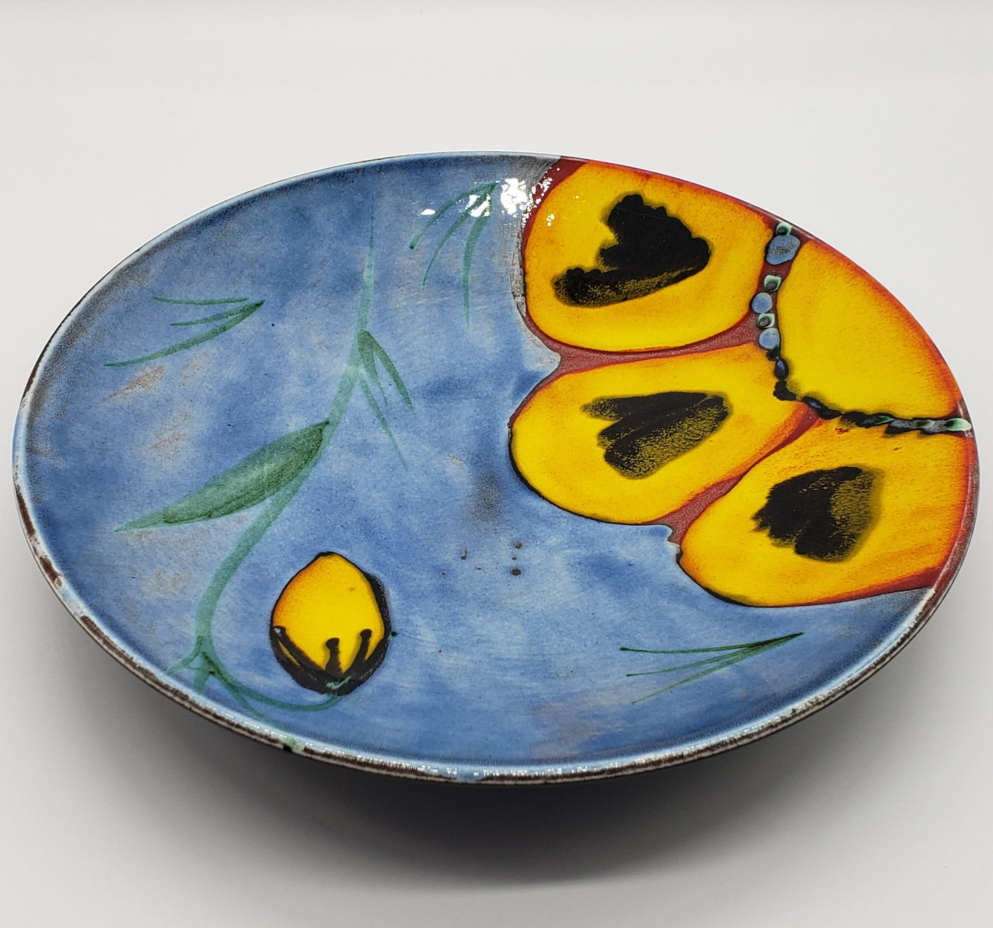 Poole Pottery England, Flower-Colored Bowl