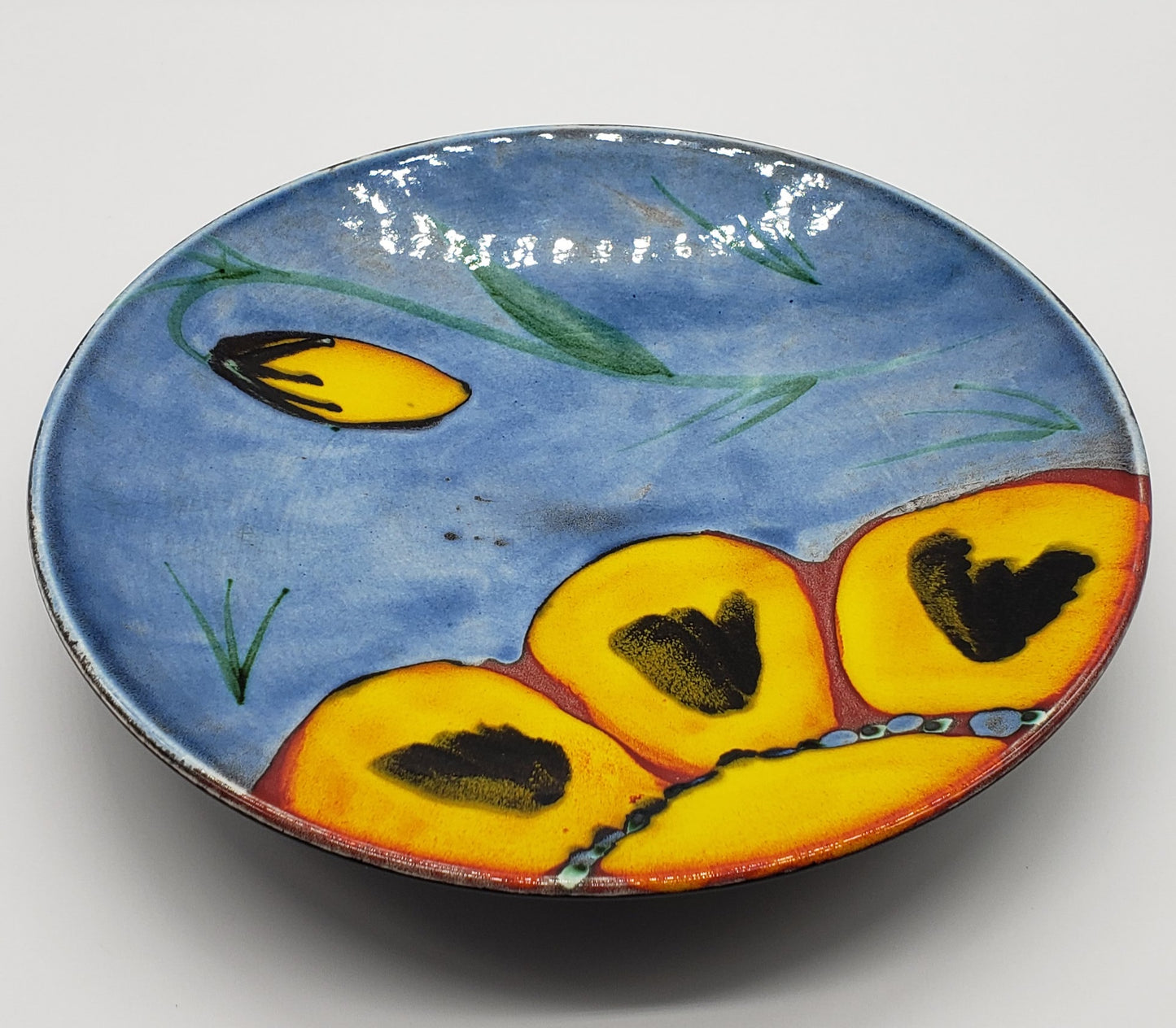 Poole Pottery England, Flower-Colored Bowl