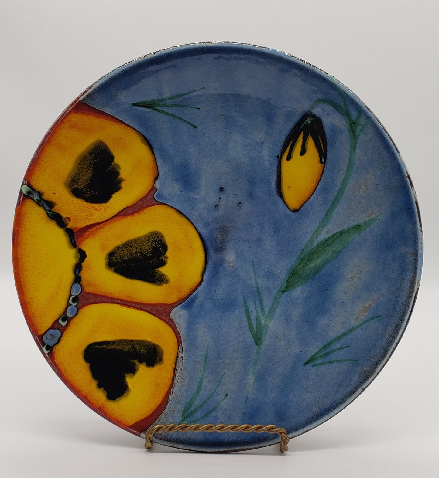 Poole Pottery England, Flower-Colored Bowl