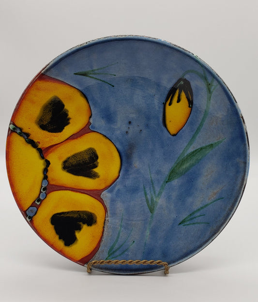 Poole Pottery England, Flower-Colored Bowl
