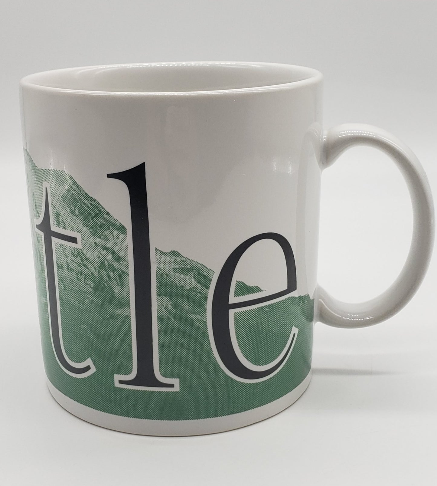 Starbucks Coffee 1994 City Mug Collector Series Seattle Mt. Rainier