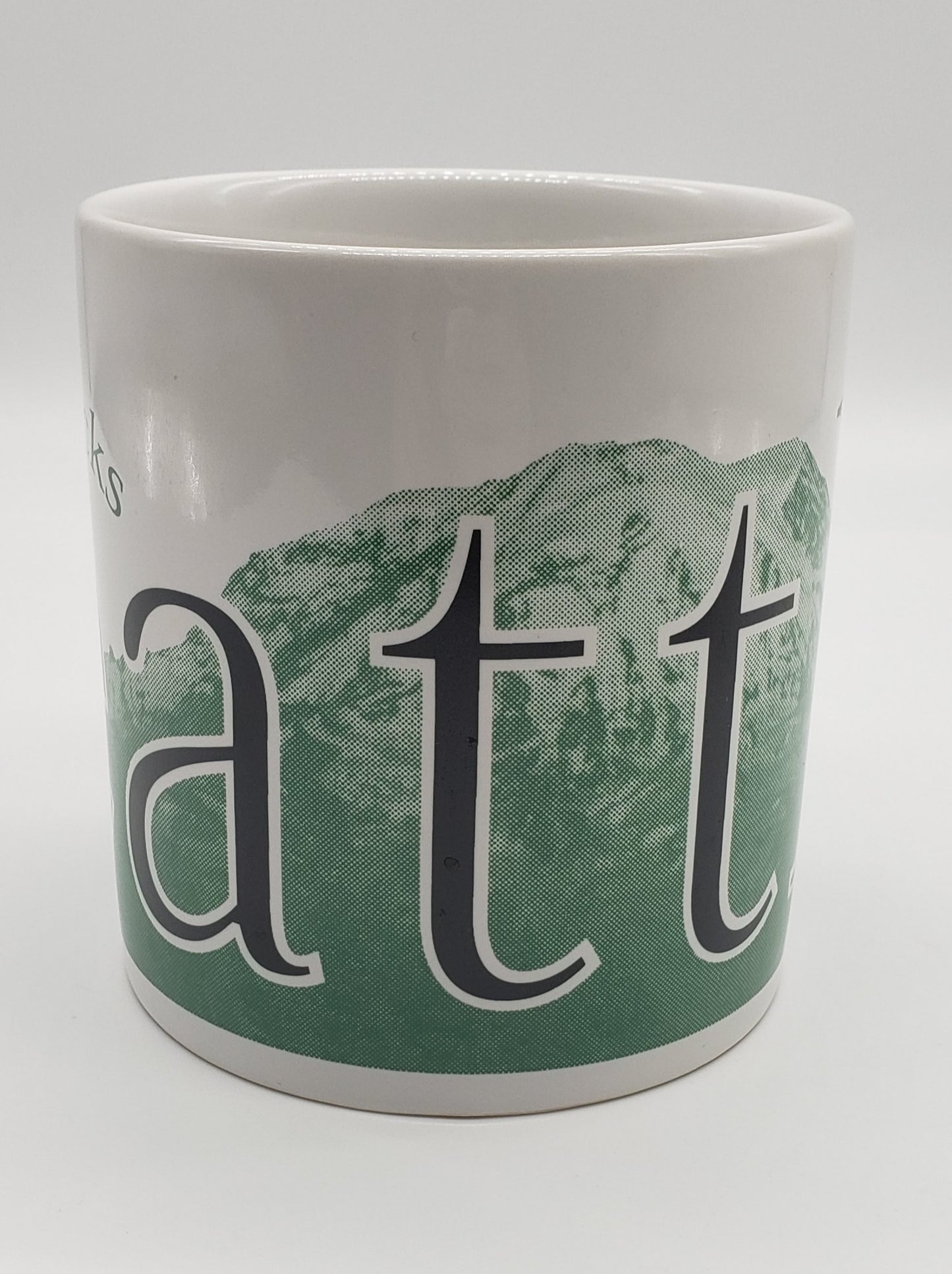 Starbucks Coffee 1994 City Mug Collector Series Seattle Mt. Rainier