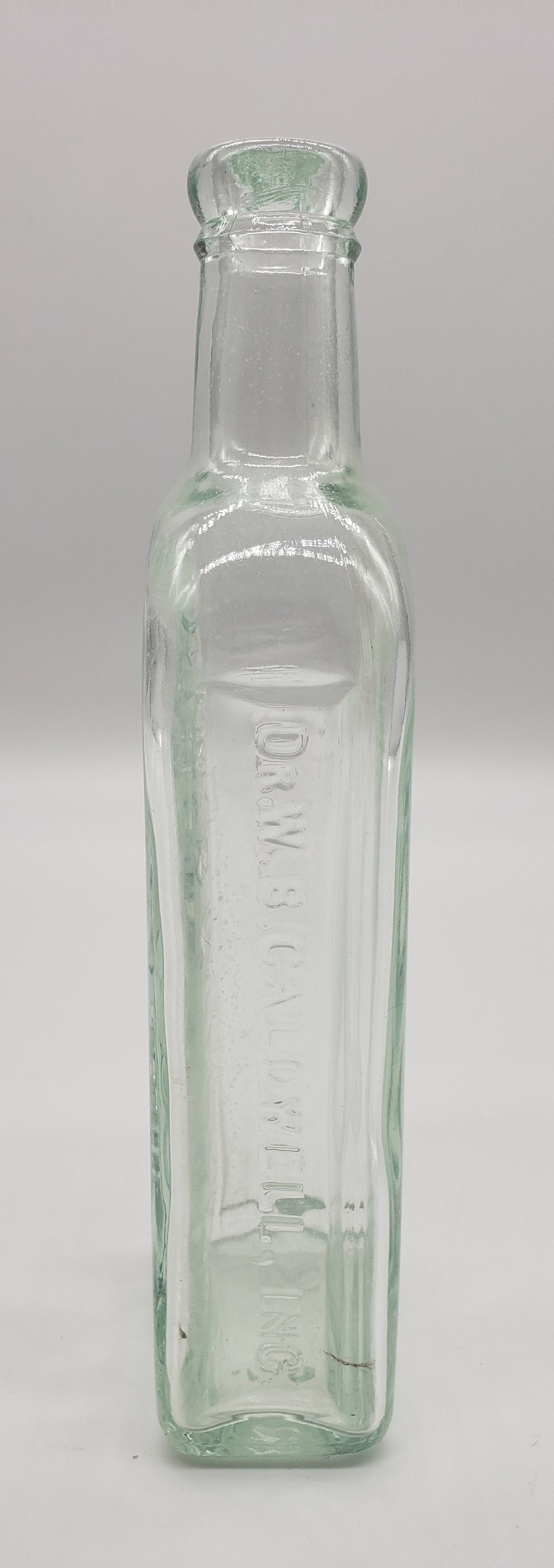 Dr. W.B. Caldwell's Syrup Pepsin glass bottle