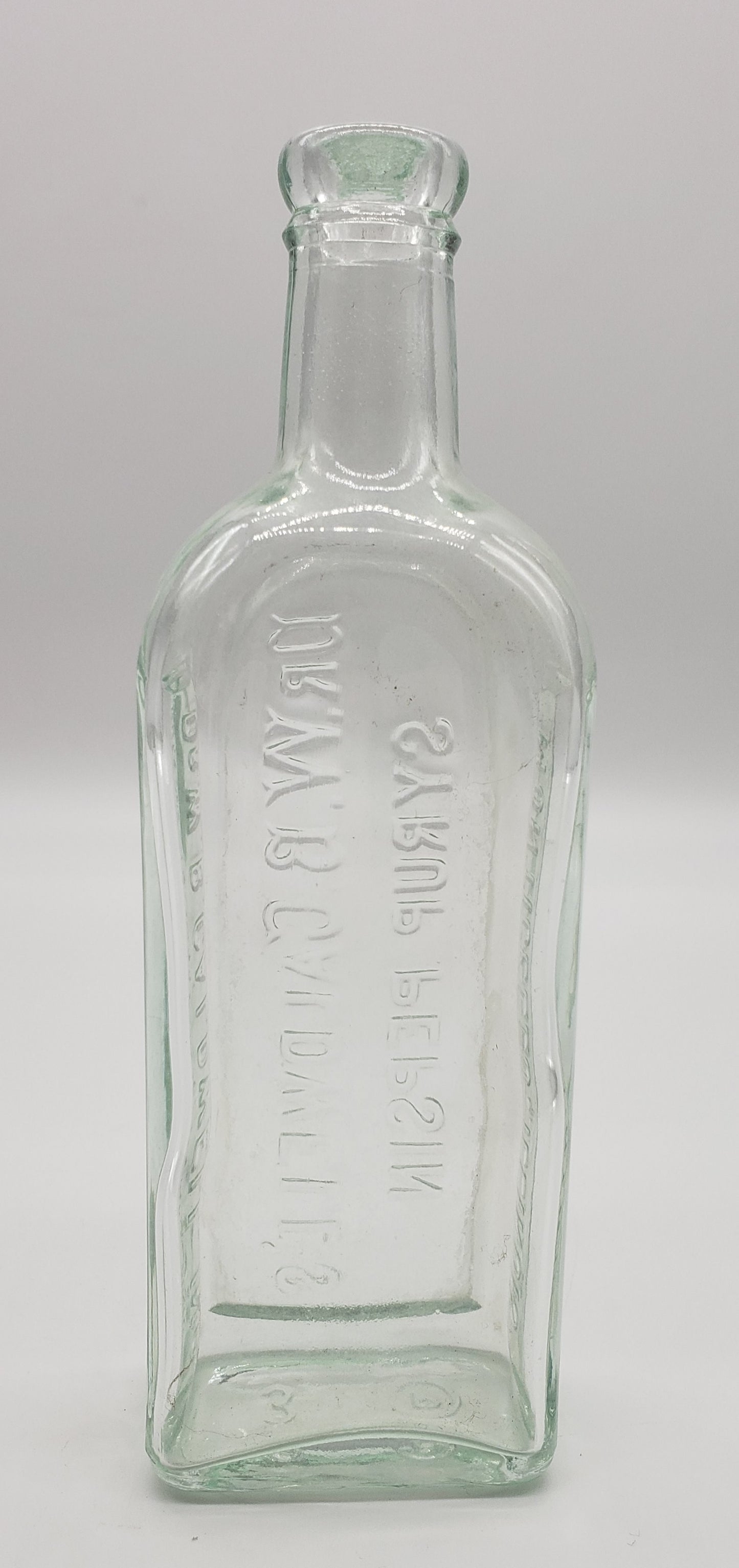 Dr. W.B. Caldwell's Syrup Pepsin glass bottle
