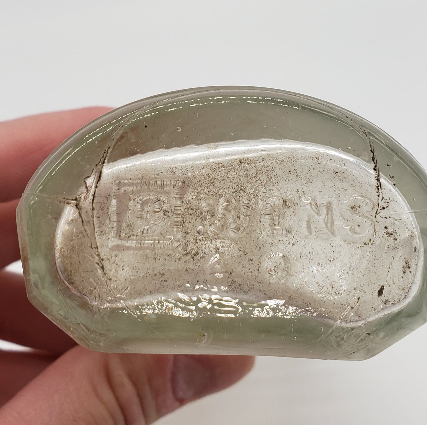 Owens 3iv Graduated Measurement Embossed Medicine Bottle