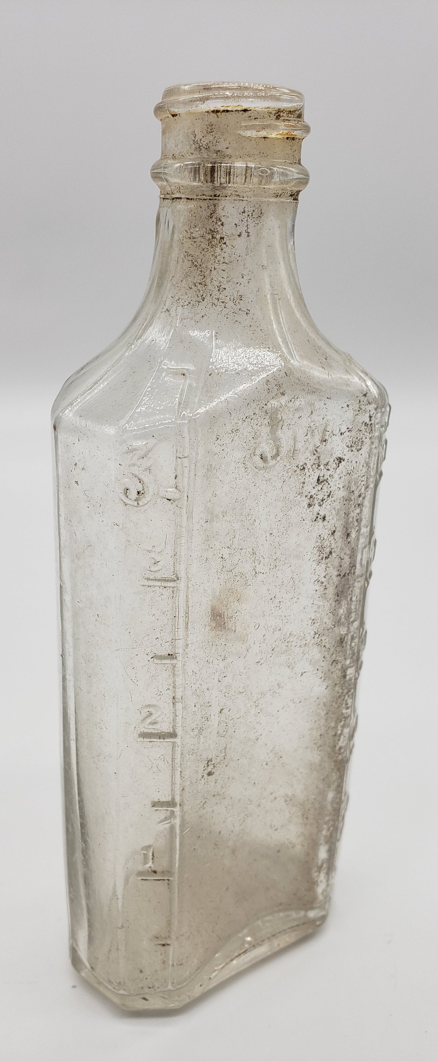 Owens 3iv Graduated Measurement Embossed Medicine Bottle