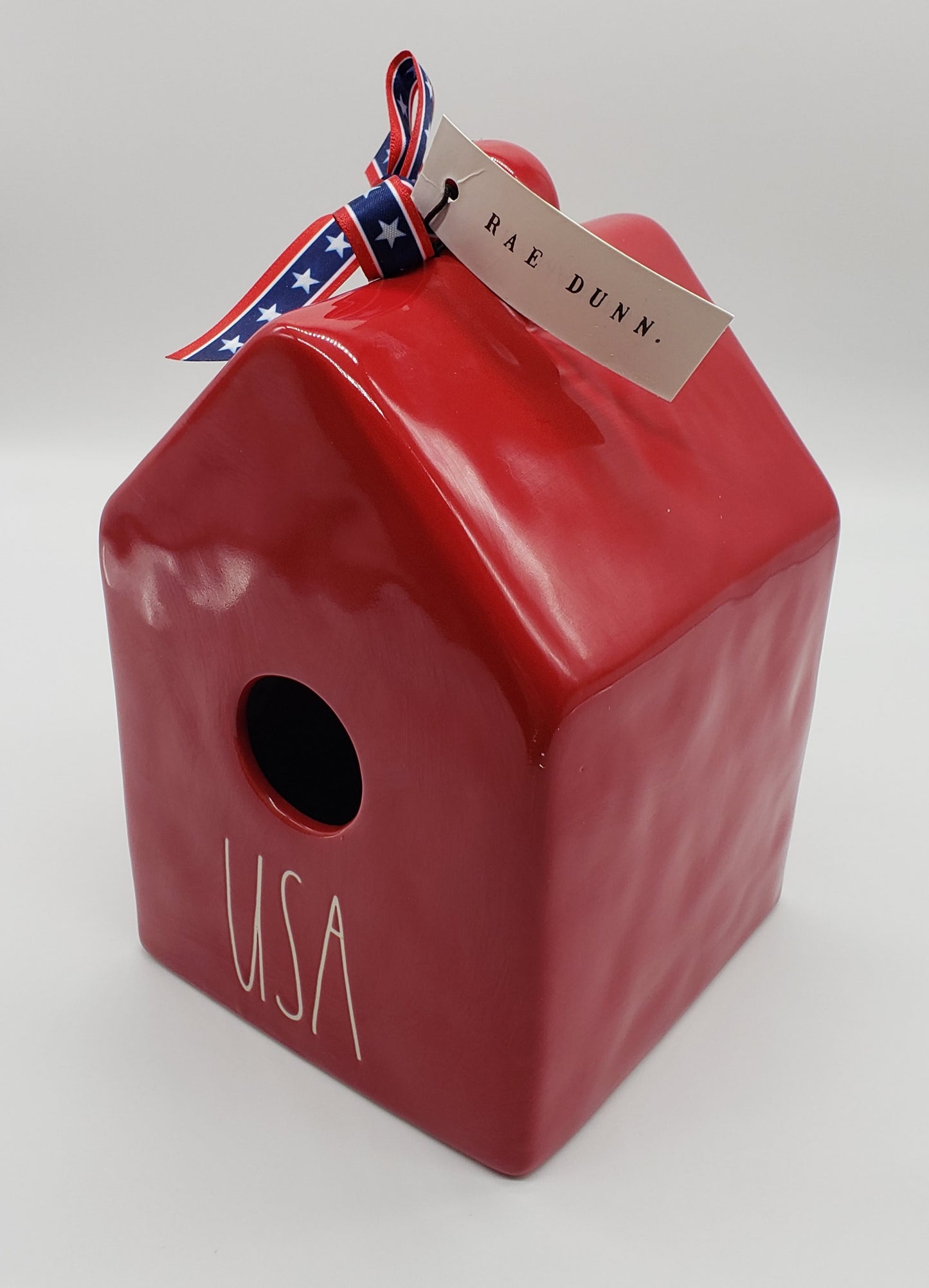 Rae Dunn USA Birdhouse