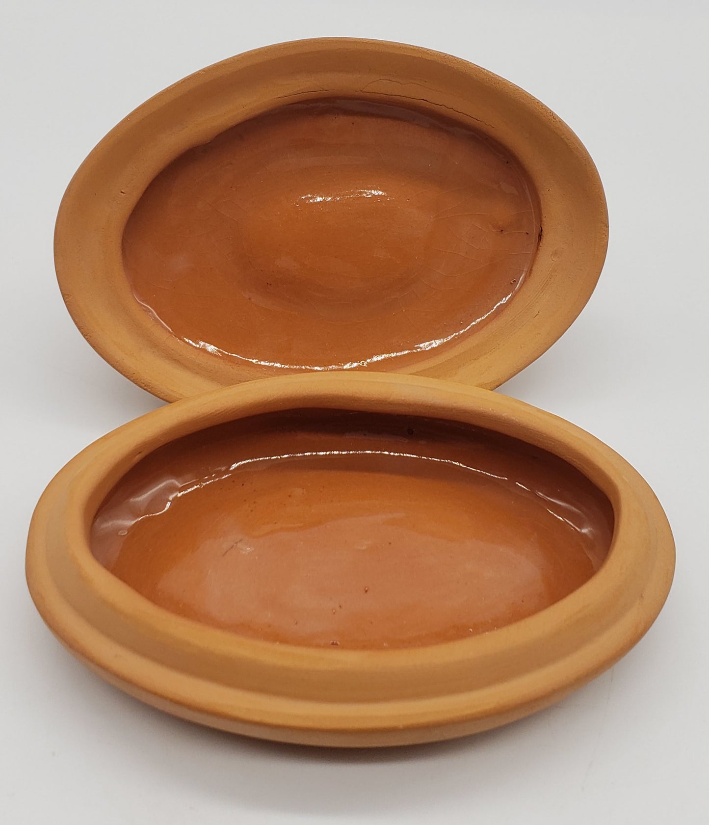 Terracotta Trinket Dish with Cat lid