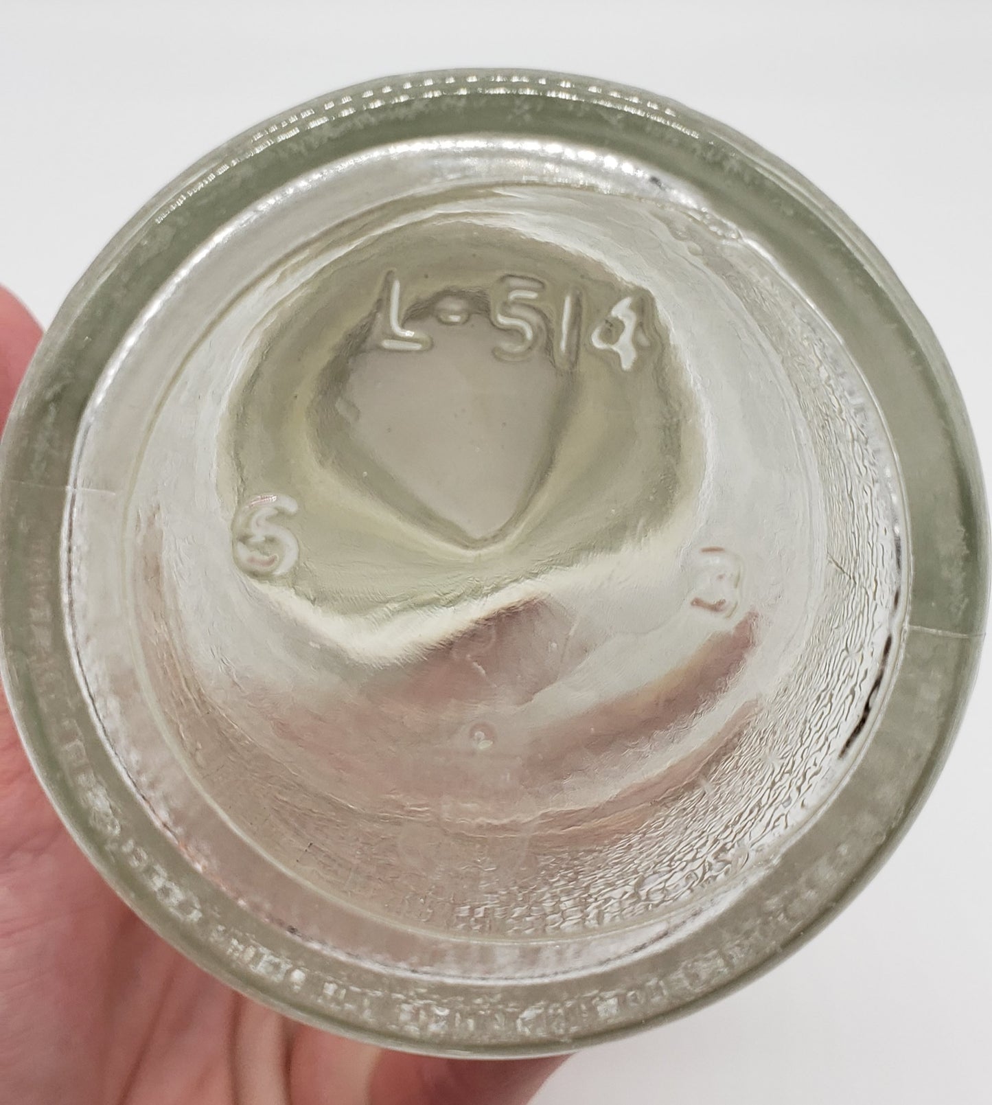 Anchor Hocking Frosted glass shaker with Gold Top