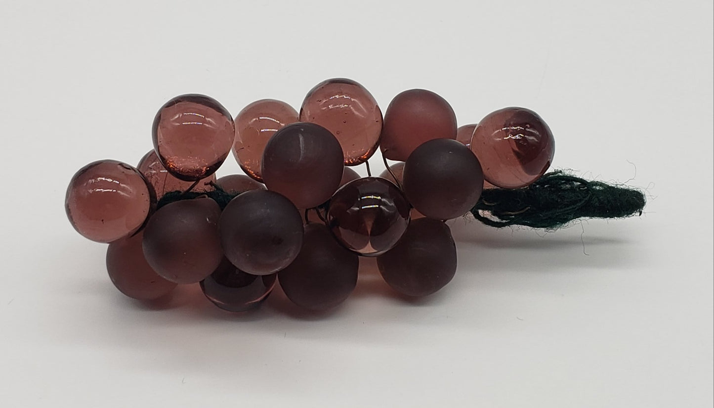 Glass Grapes - Decorative