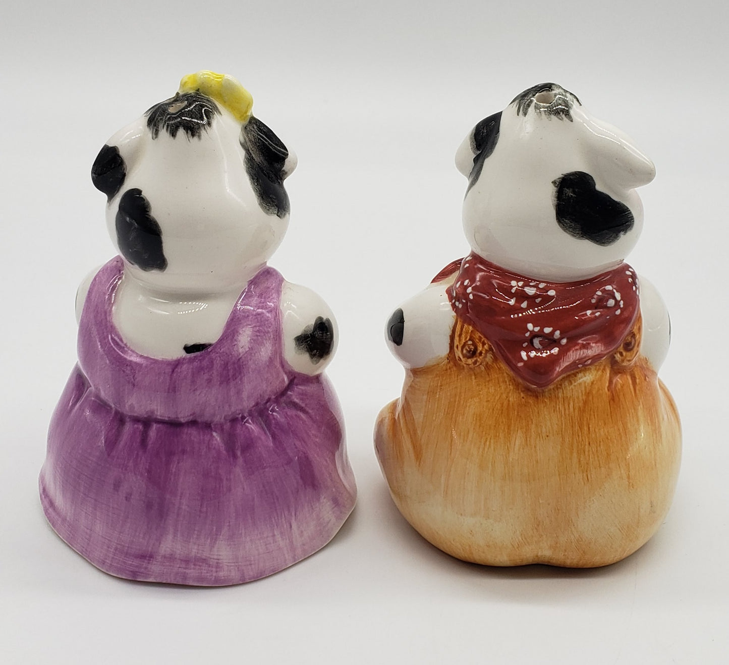 Cow Farmer and Wife Salt and Pepper Shakers