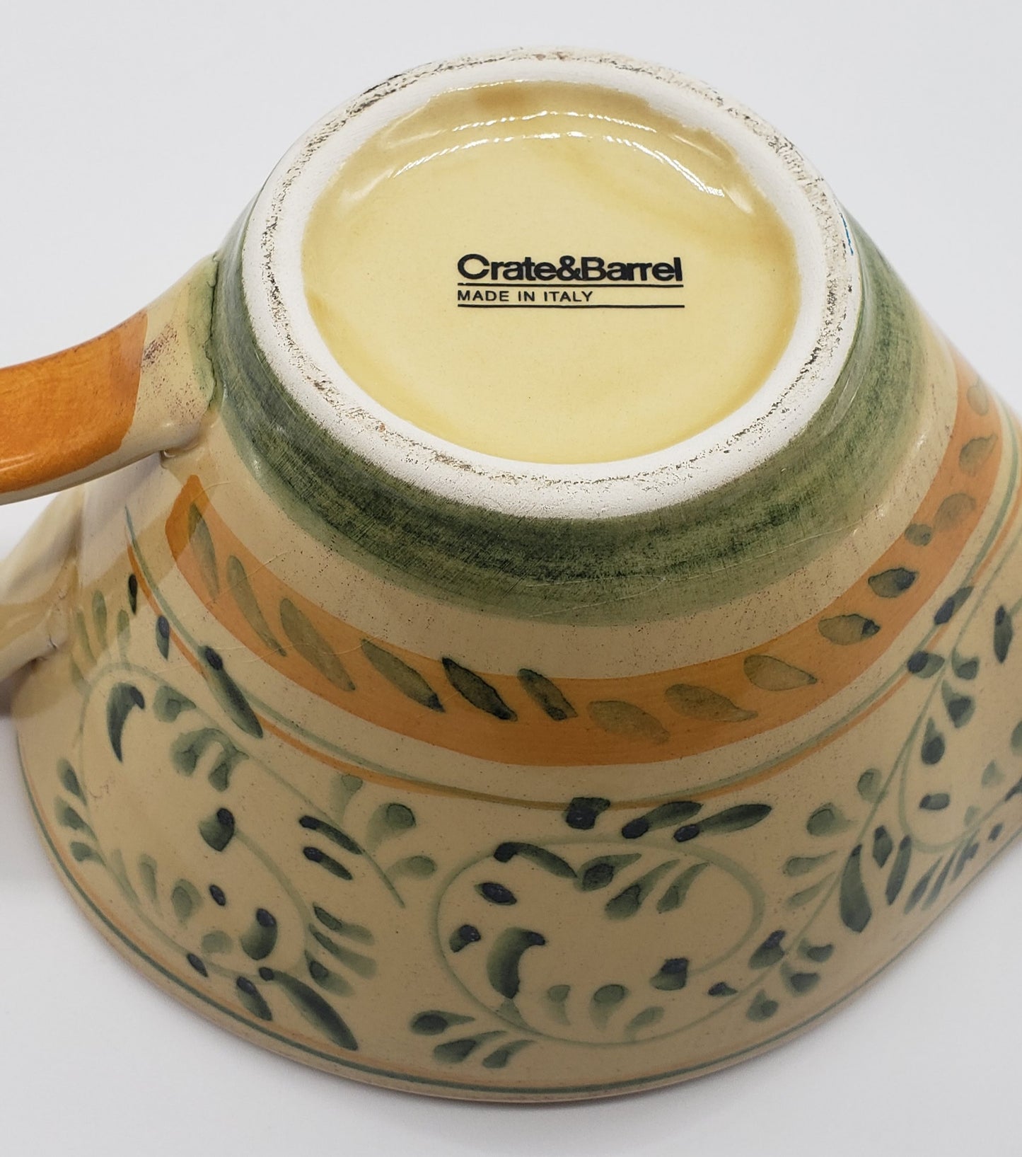 Crate & Barrel Emilia Large Vintage Gravy Sauce Boat Server