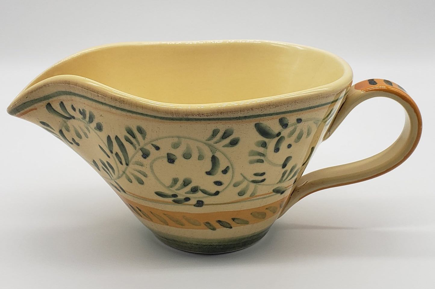 Crate & Barrel Emilia Large Vintage Gravy Sauce Boat Server