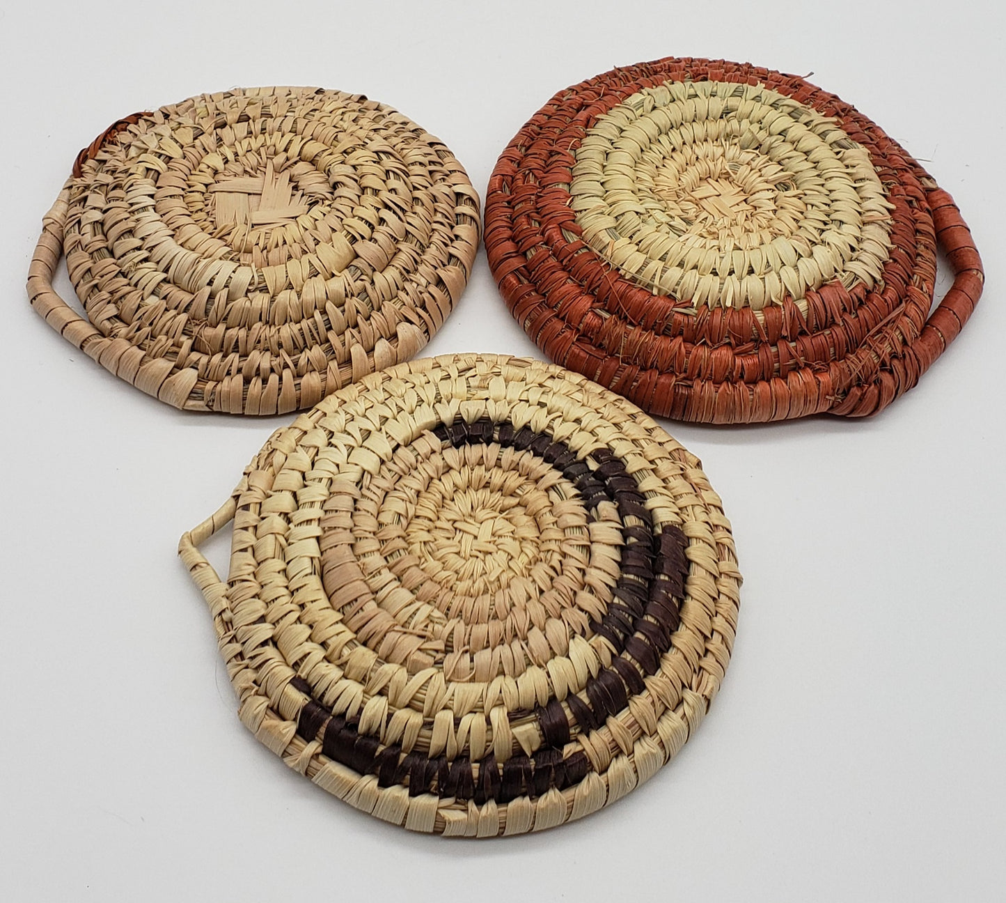 Hand Woven Coasters (set of 3)
