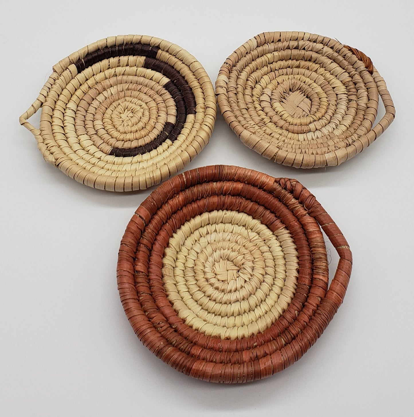 Hand Woven Coasters (set of 3)