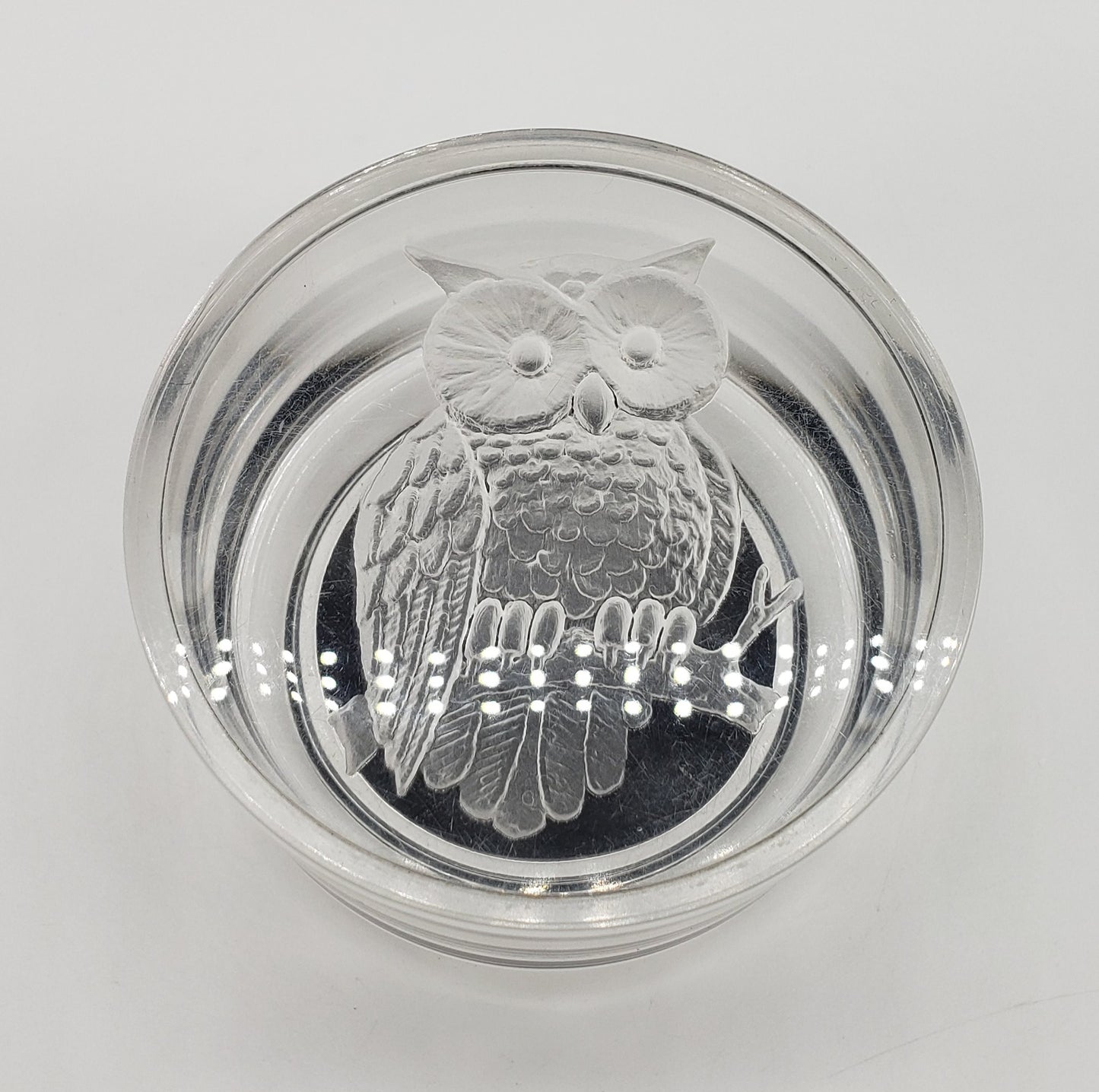 Vintage Owl Trinket Dish