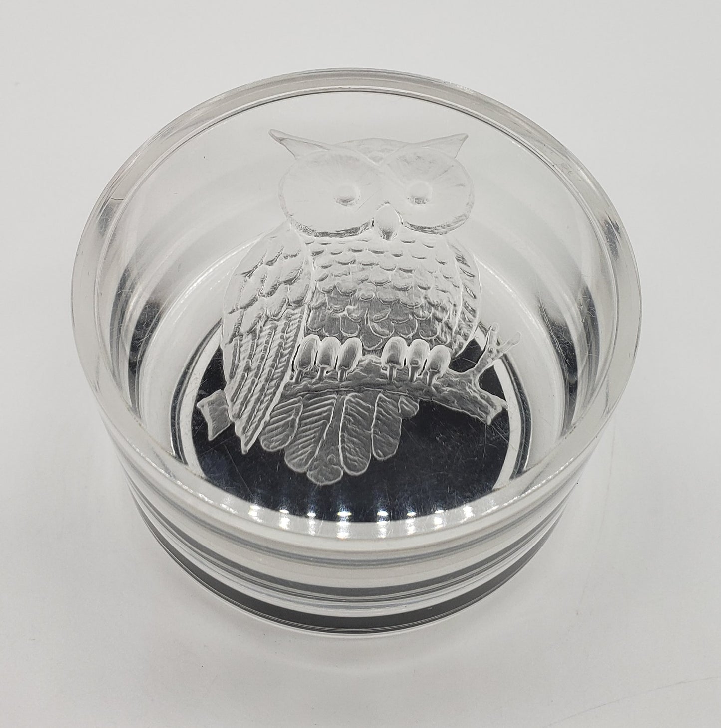 Vintage Owl Trinket Dish