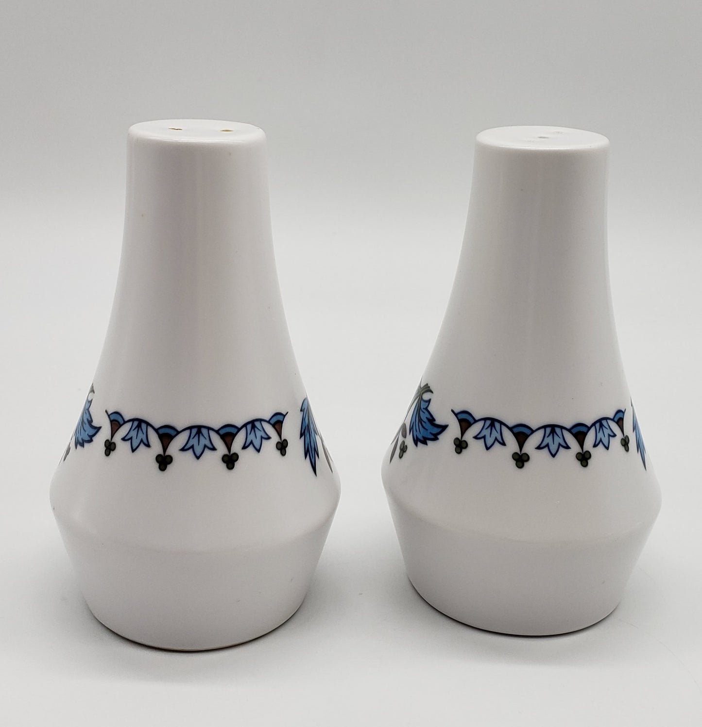 Blue Moon Noritake Progression China Salt and Pepper Shakers
