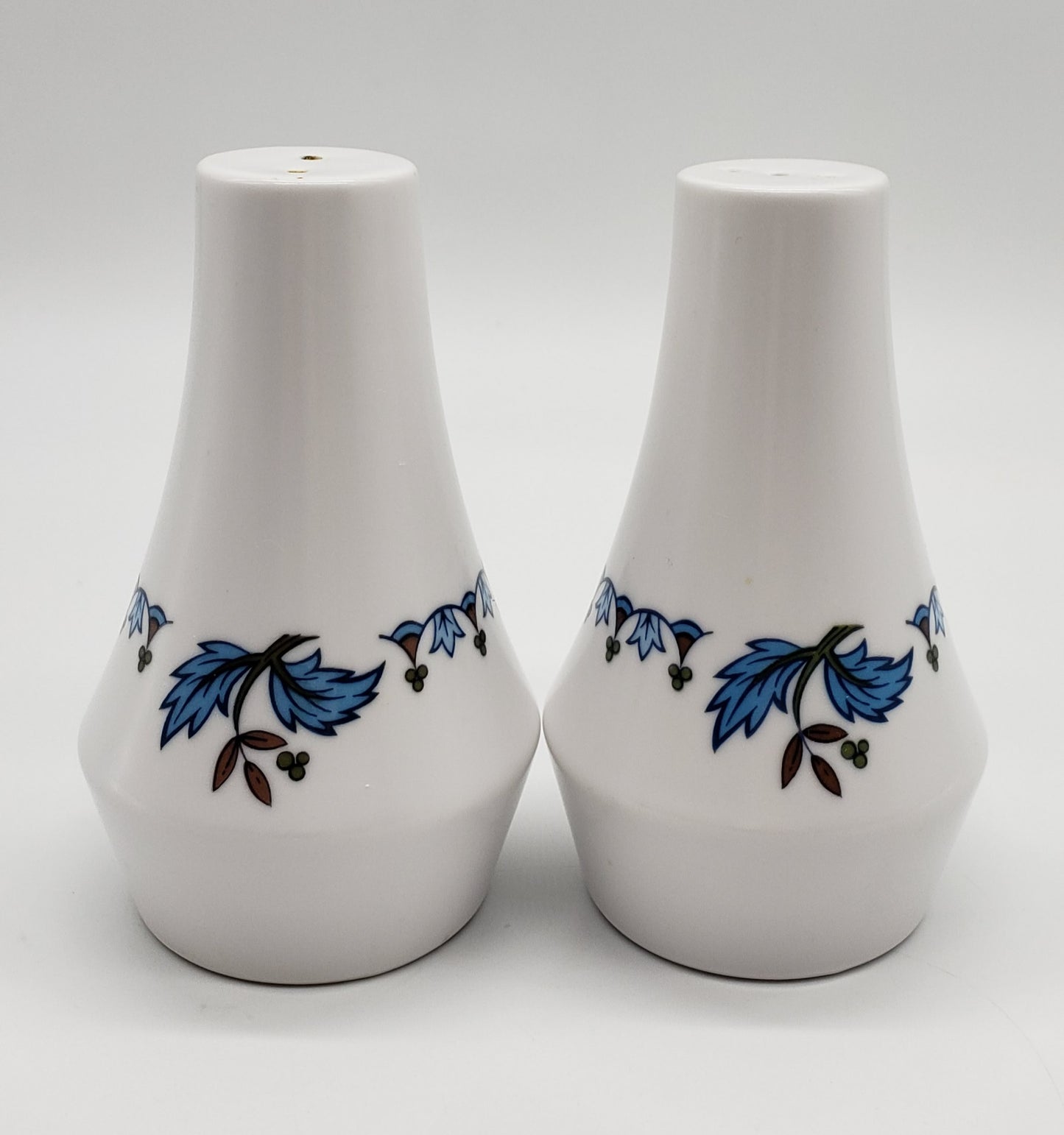 Blue Moon Noritake Progression China Salt and Pepper Shakers