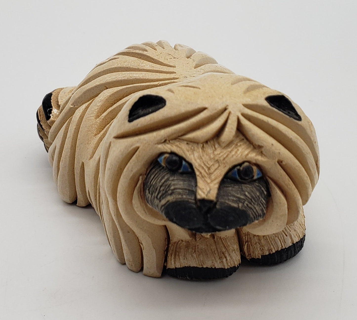 Artesania Rinconada Ceramic Maltese Shih Tzu Pekinese ~ Dog Figurine
