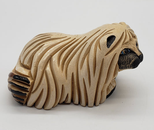Artesania Rinconada Ceramic Maltese Shih Tzu Pekinese ~ Dog Figurine