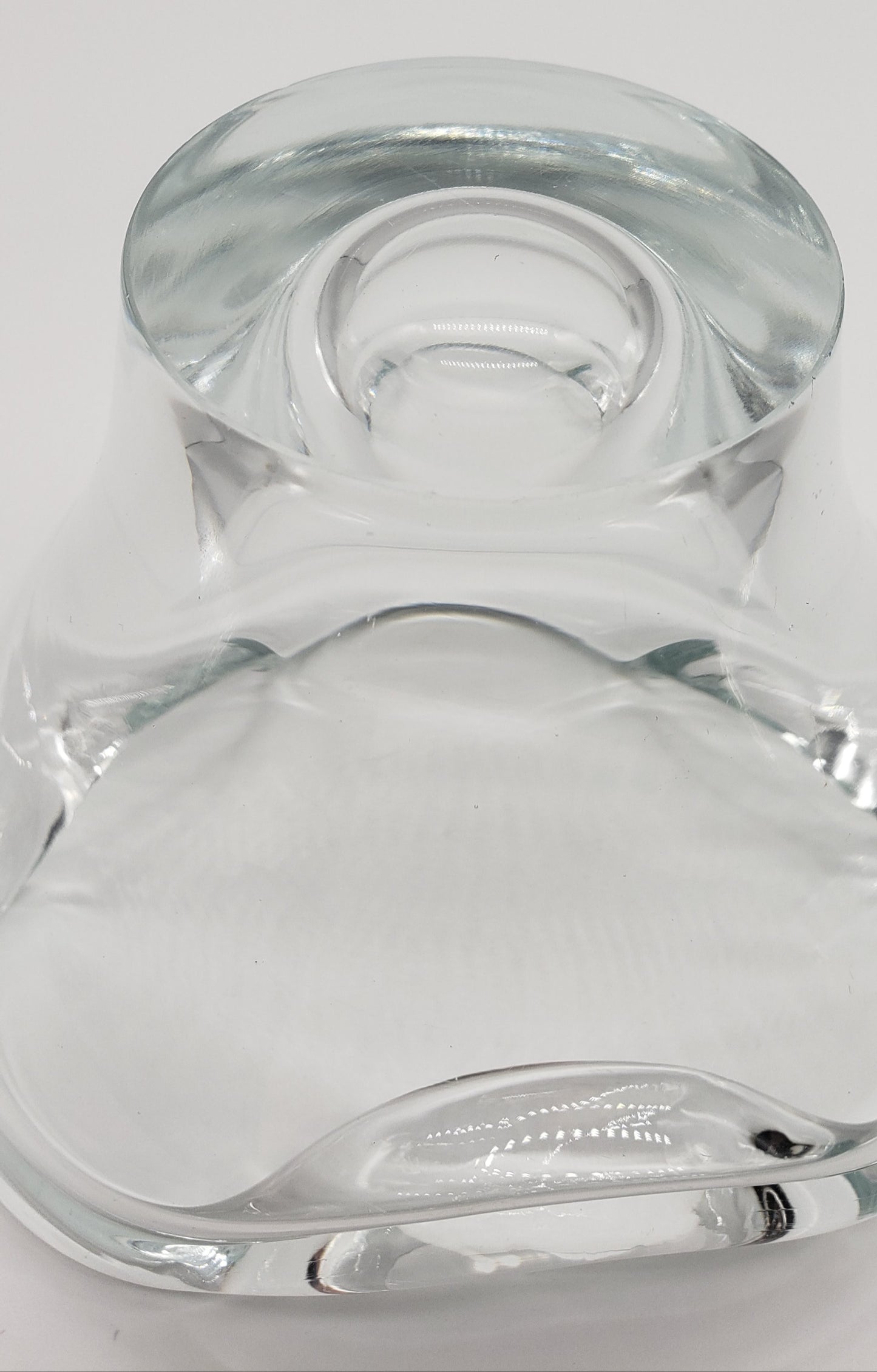 Murano like art glass candle holder