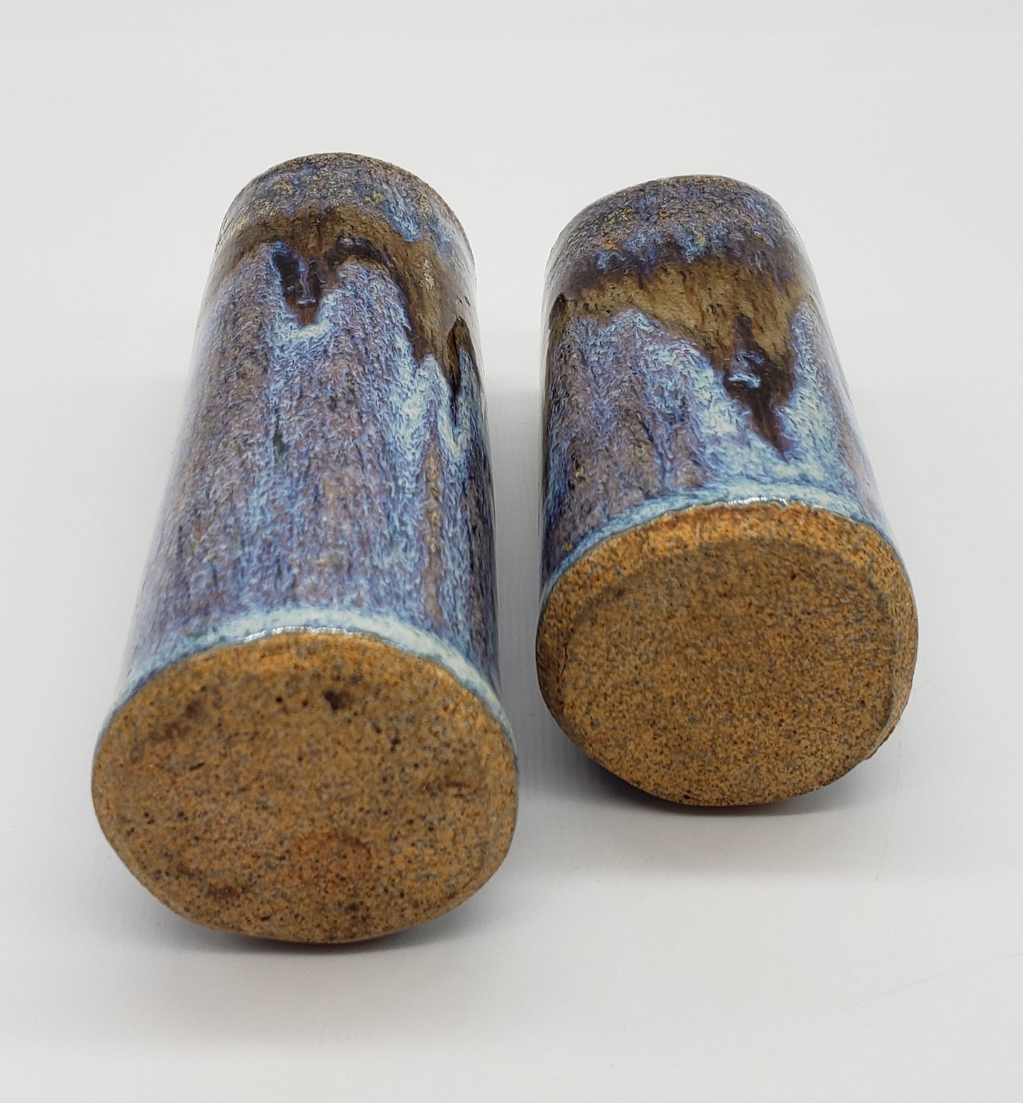 Stoneware pottery Salt and Pepper Shaker set