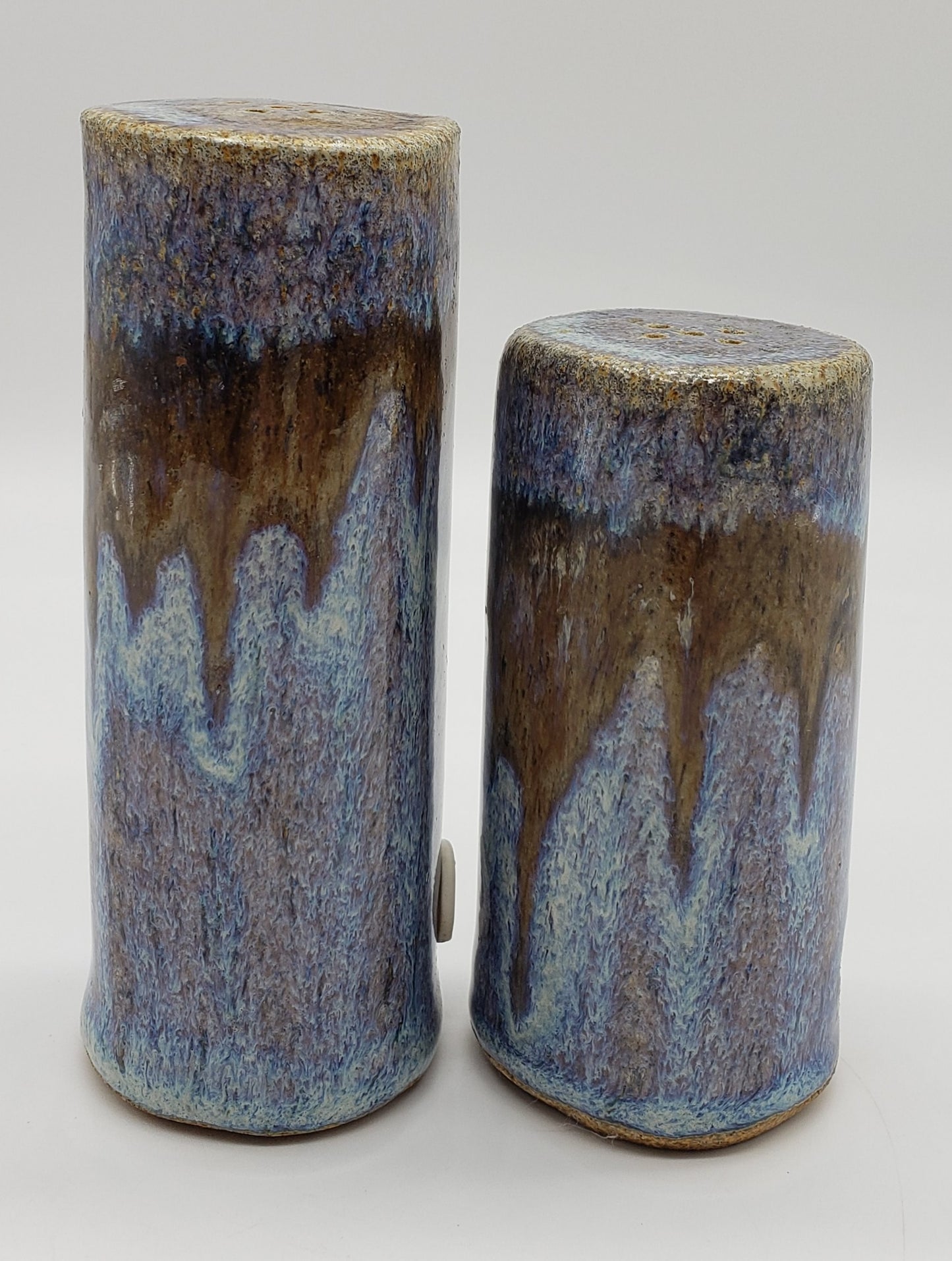 Stoneware pottery Salt and Pepper Shaker set