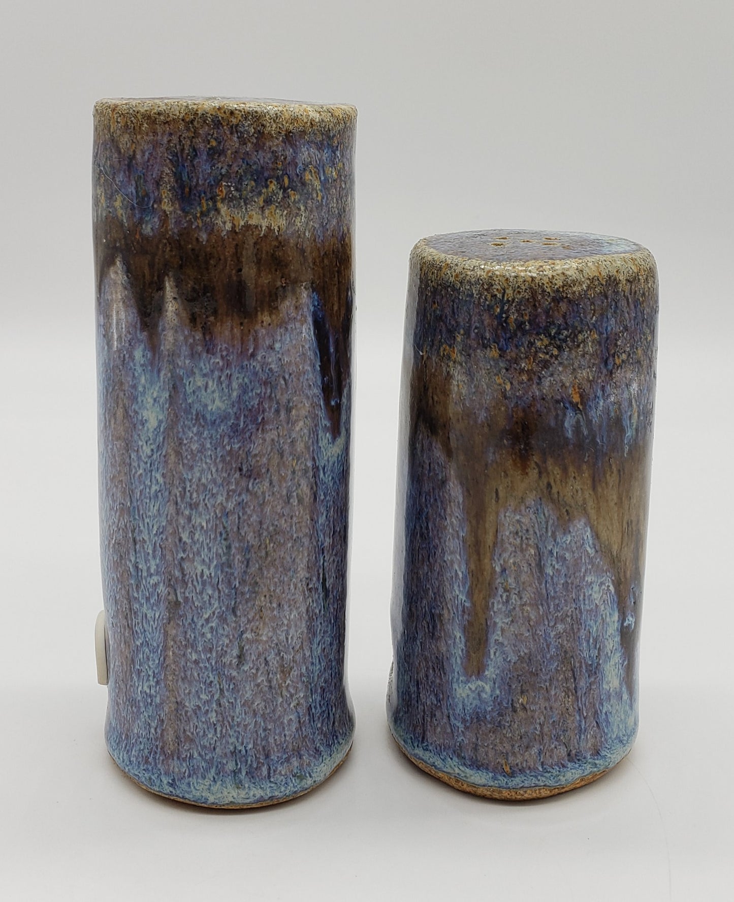 Stoneware pottery Salt and Pepper Shaker set