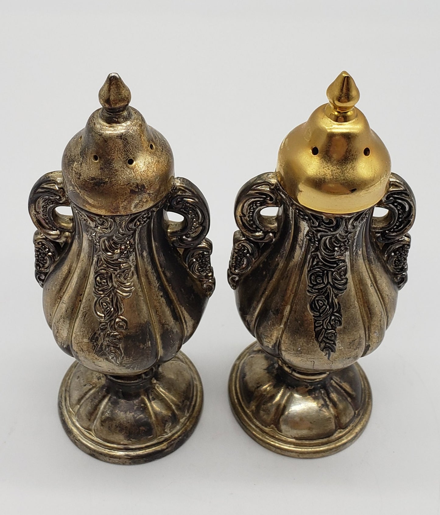 Godinger Silver plated Salt & Pepper Shakers