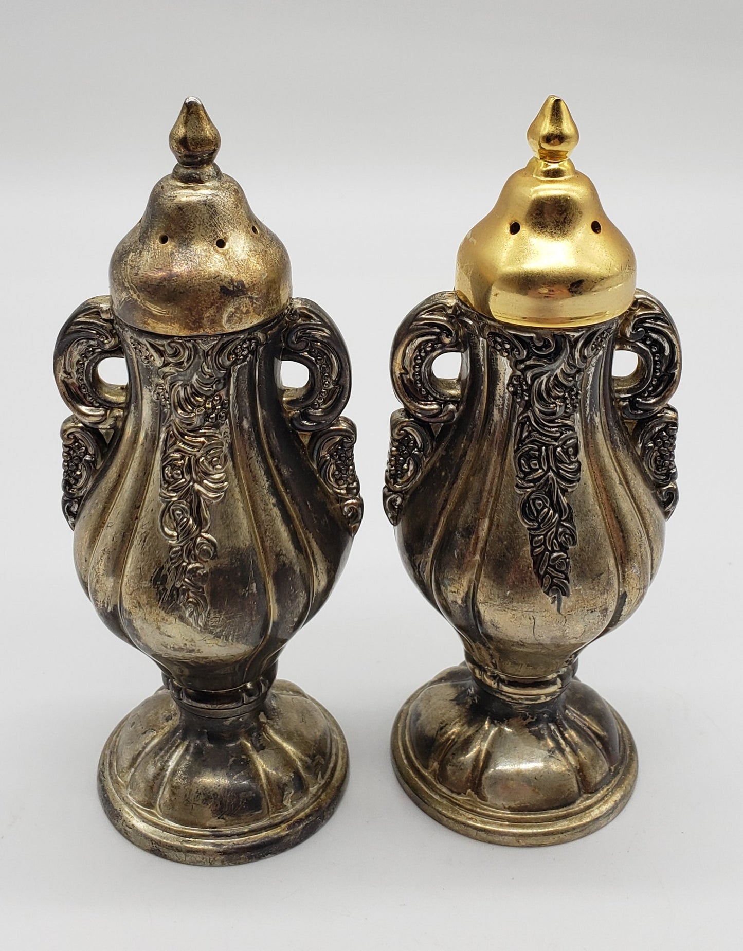 Godinger Silver plated Salt & Pepper Shakers