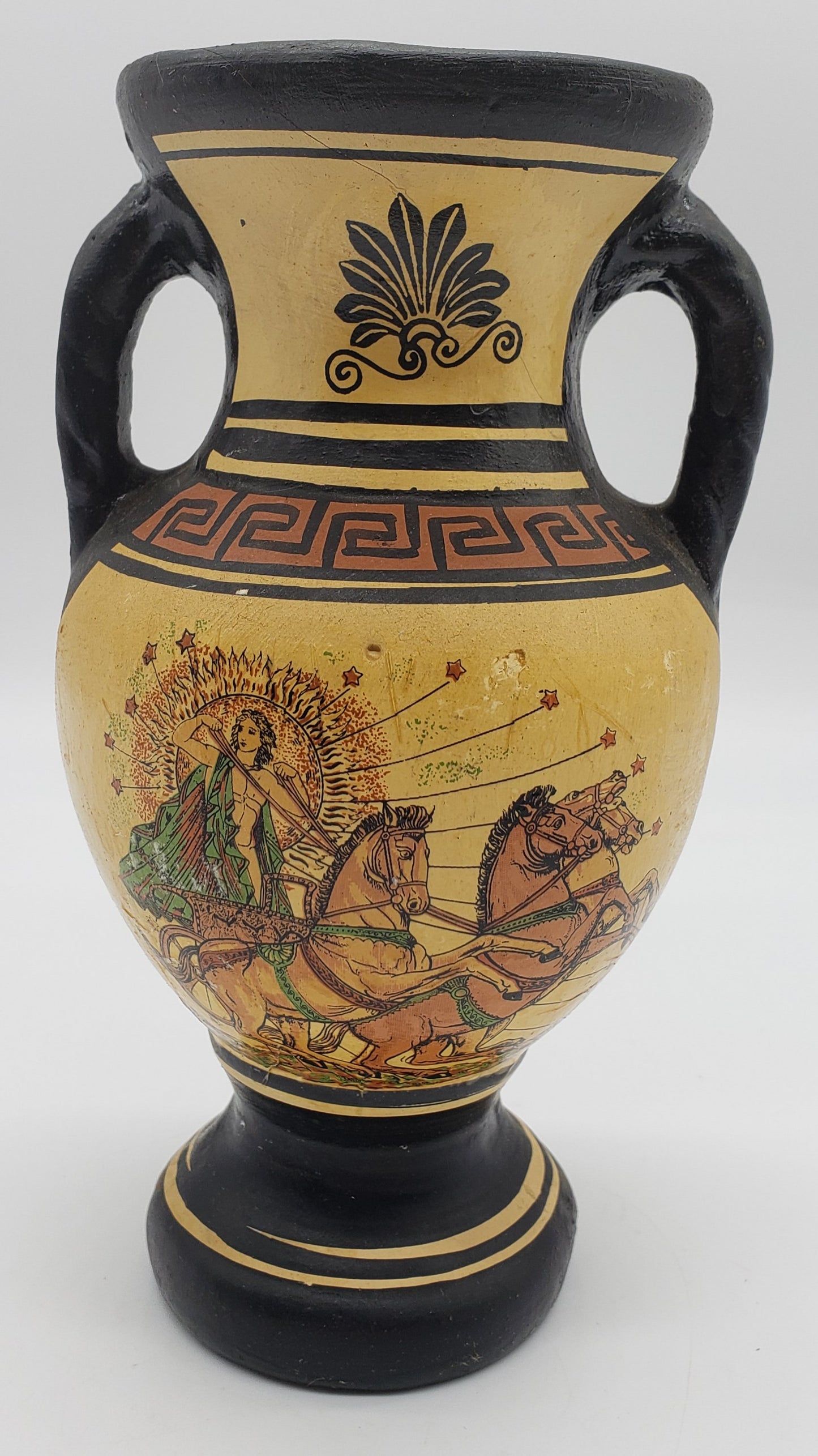 Vintage Ancient Greek Pottery Vase Replica