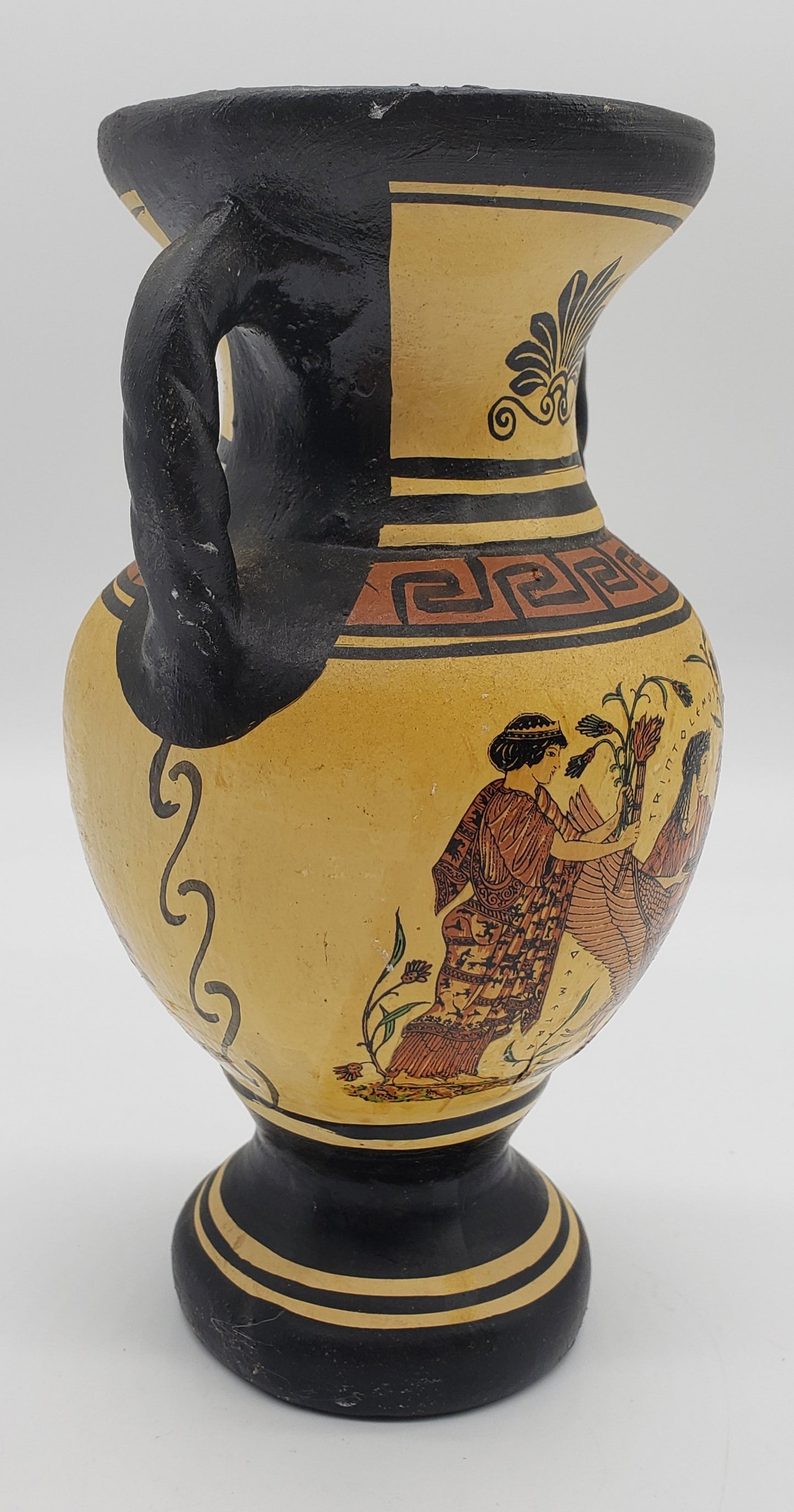 Vintage Ancient Greek Pottery Vase Replica