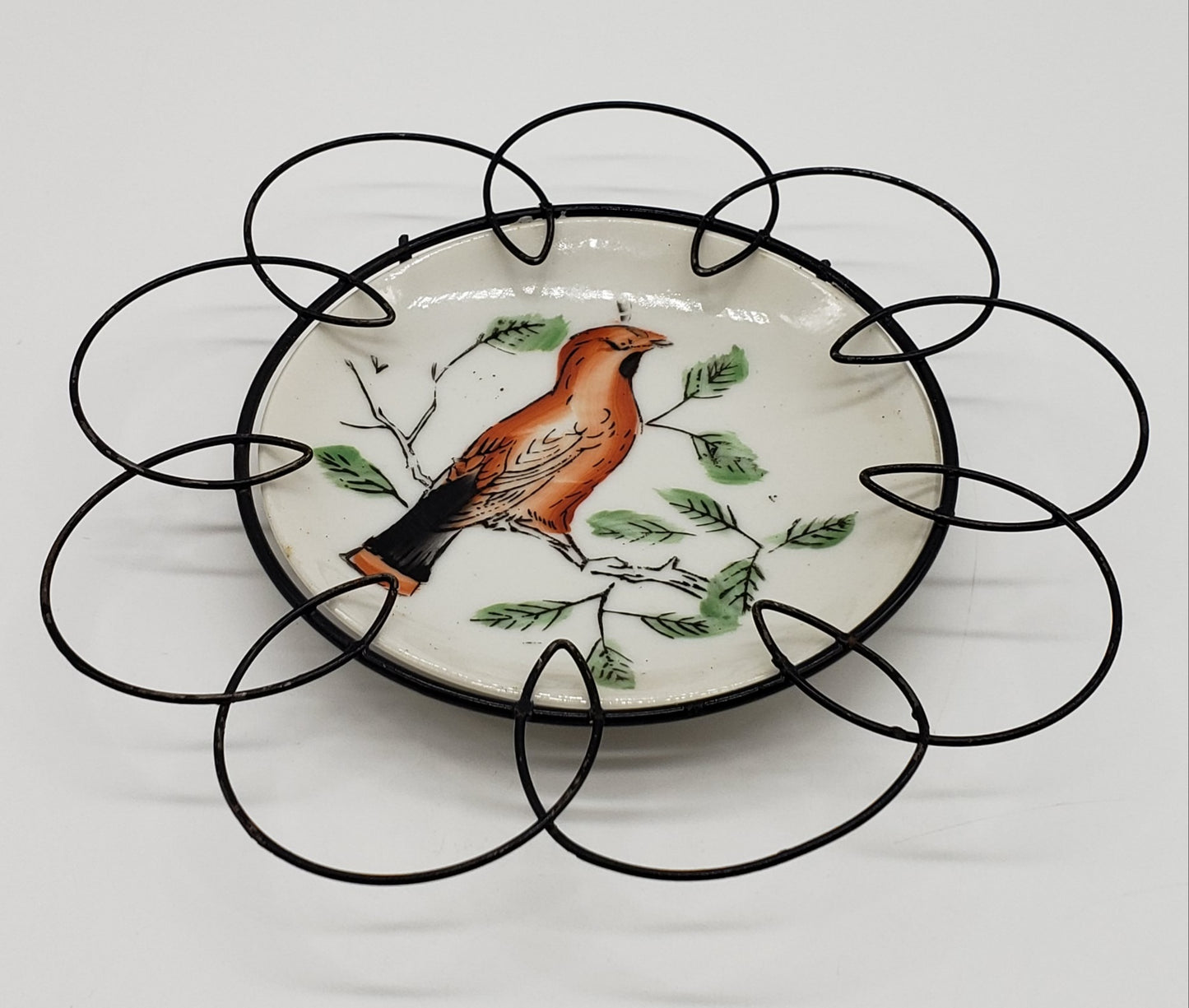 Hand Painted Porcelain Plate, Decorative Wall Hanging