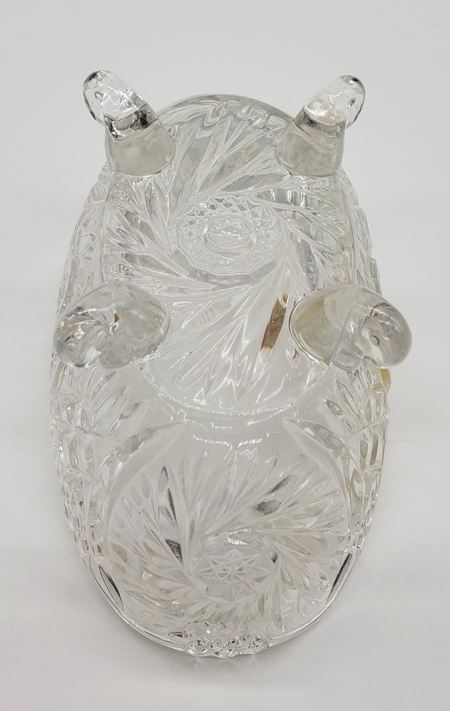Anna Hutte Bleikristal lead crystal footed dish