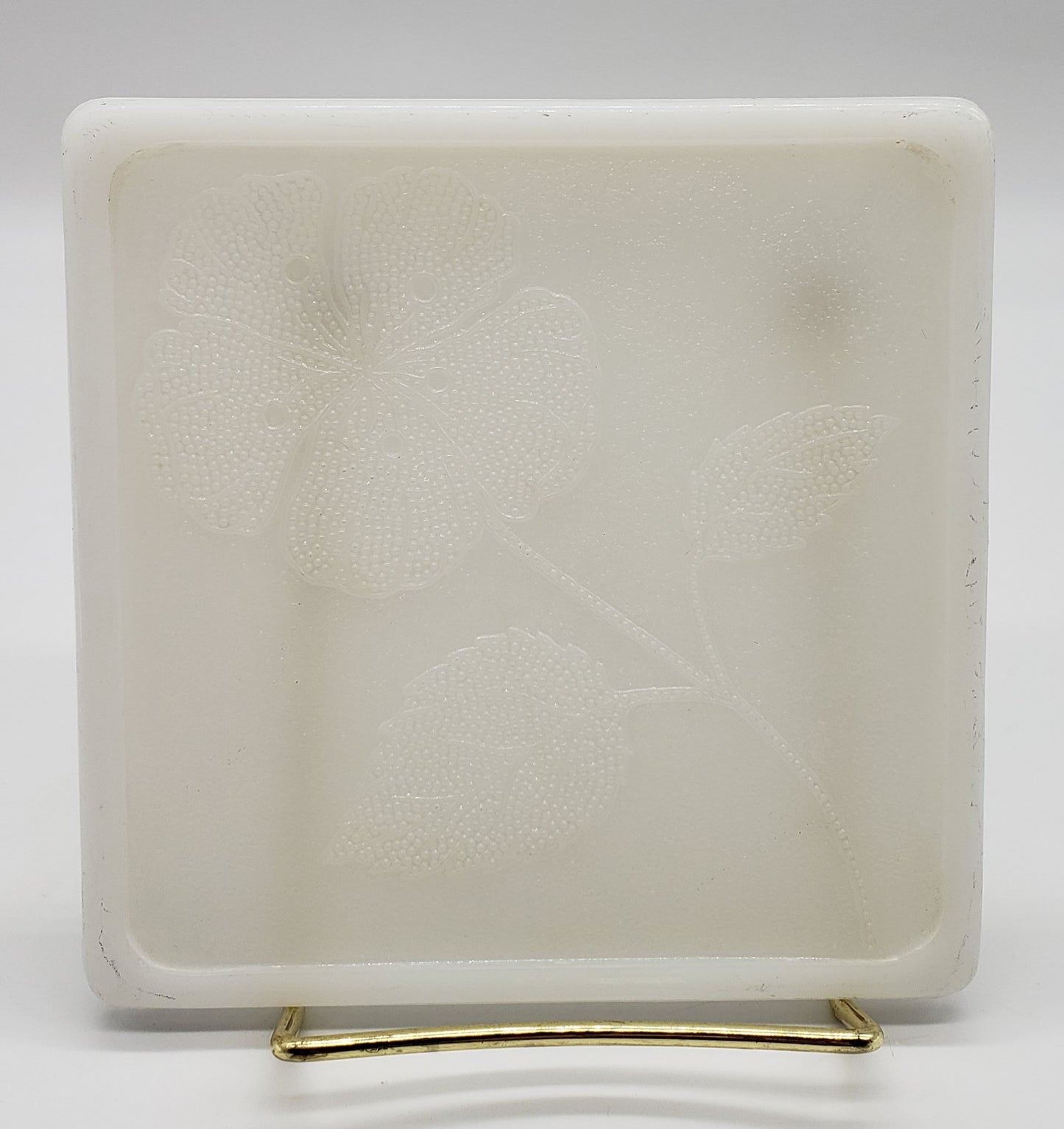 McKee Glassbake White Milk Glass Trivet