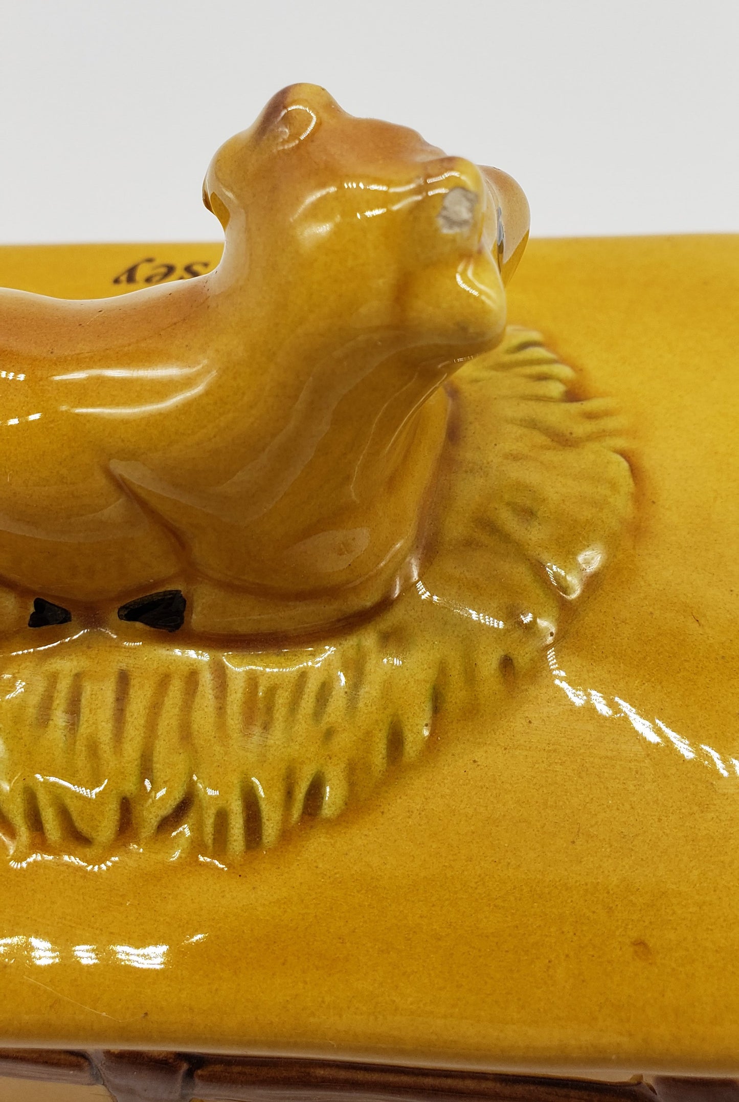 Jersey Cow Ceramic Butter Dish