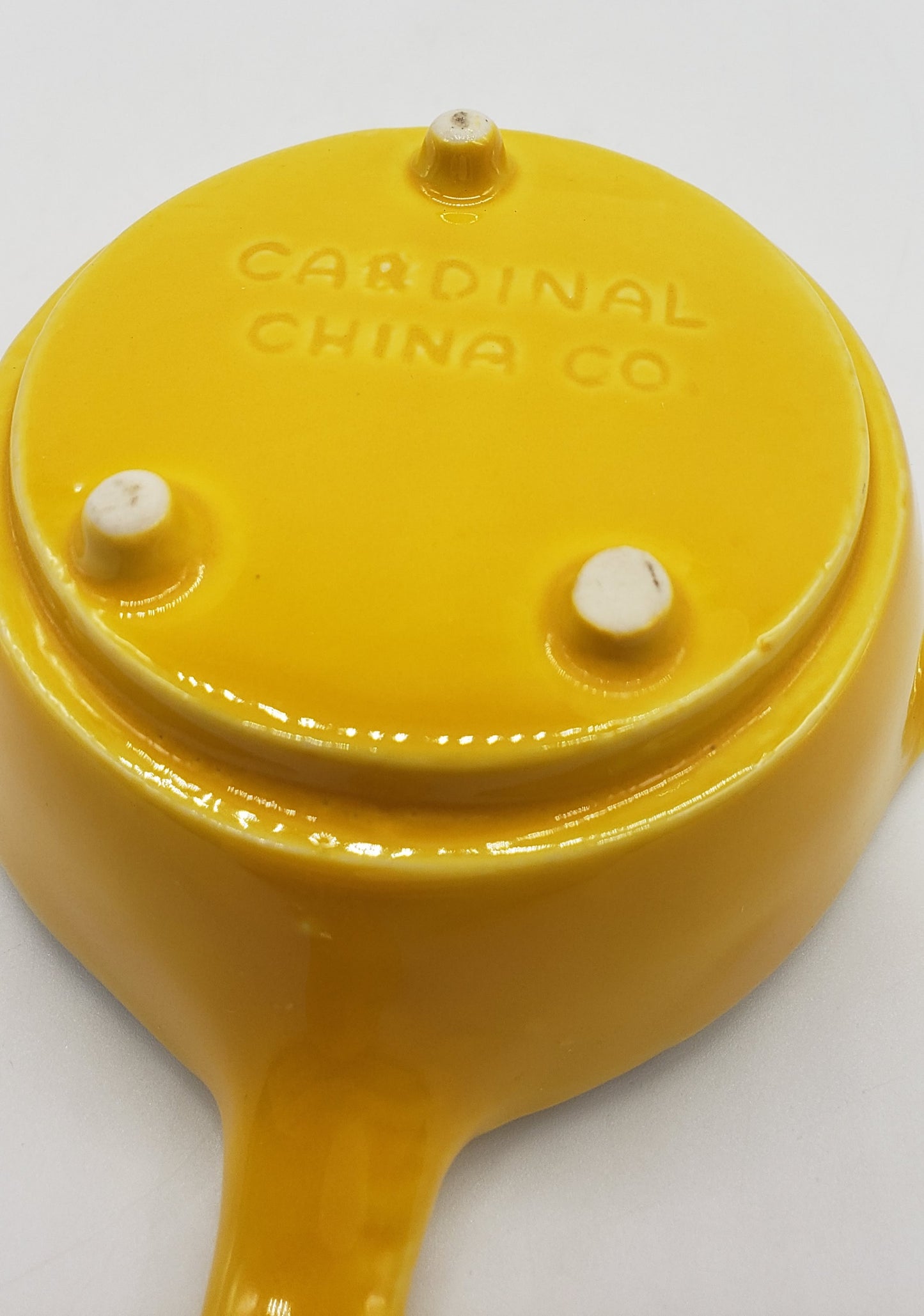 CARDINAL CHINA COMP. BUTTER WARMER