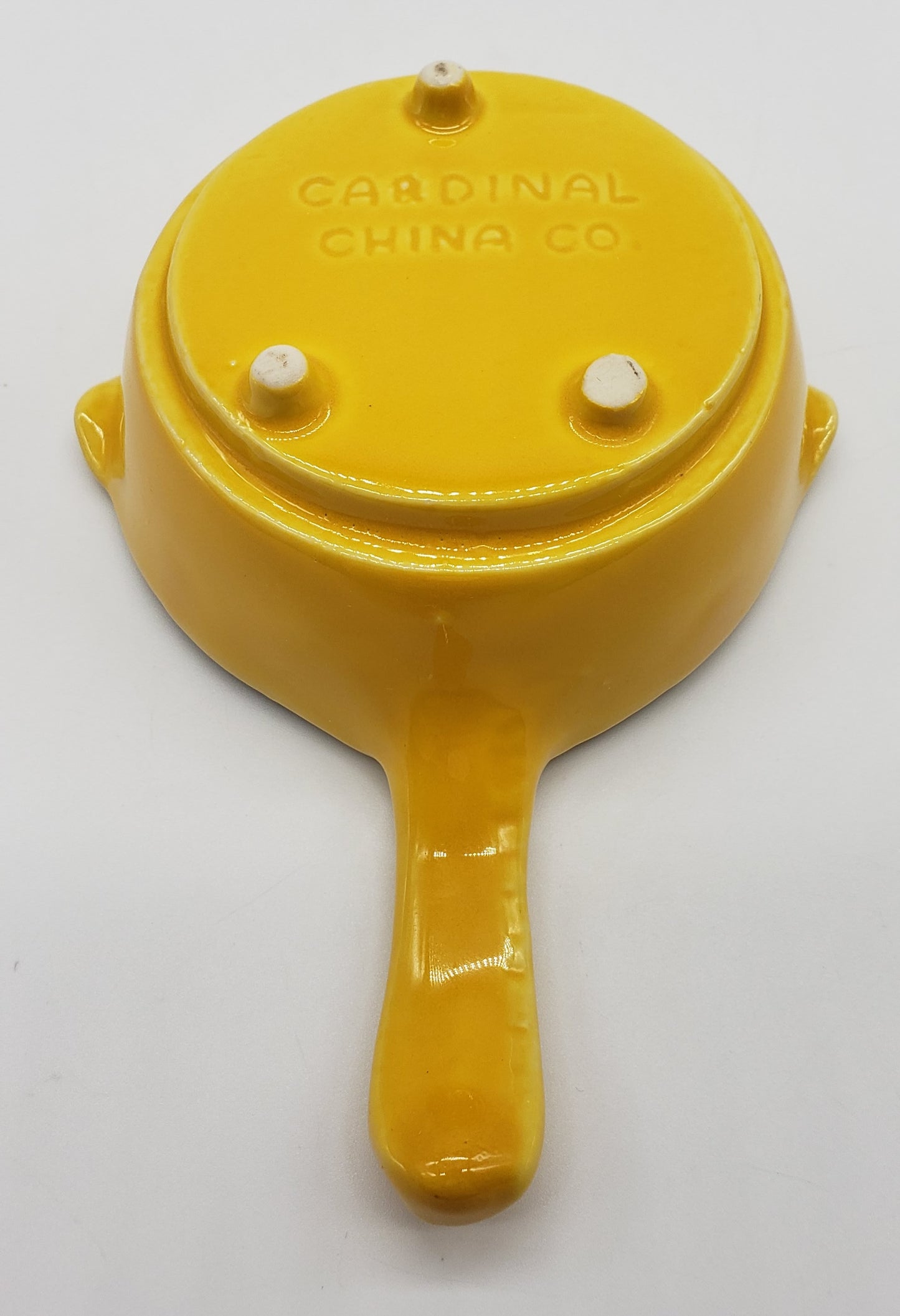 CARDINAL CHINA COMP. BUTTER WARMER