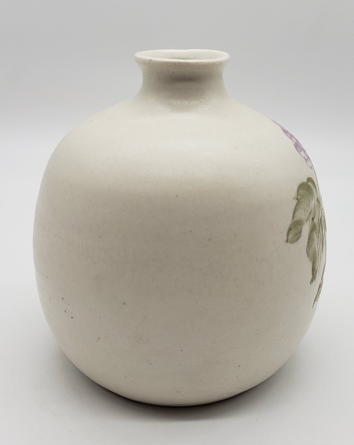Studio Pottery Vase Hand Painted