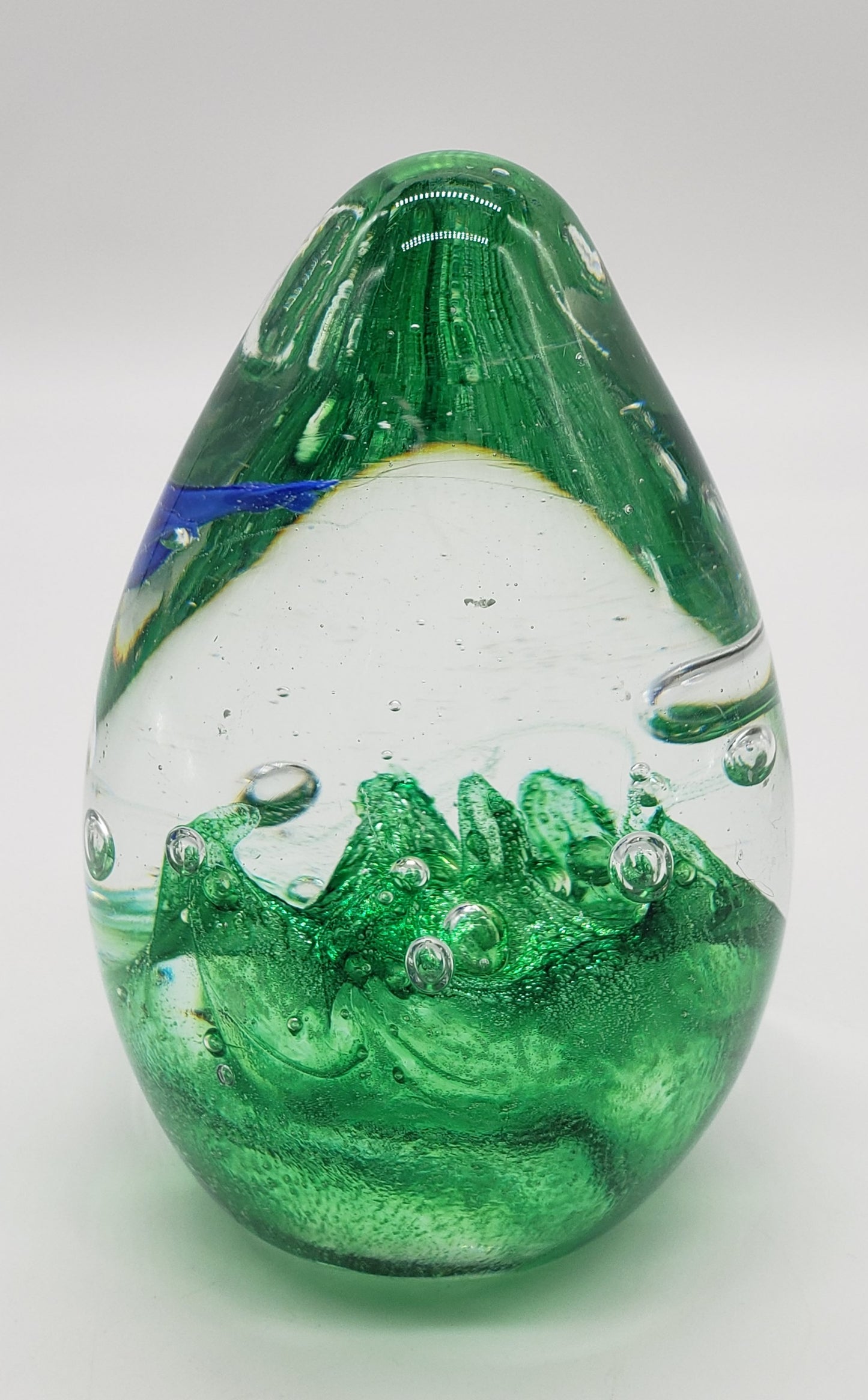 Pear/Teardrop Glass paperweight