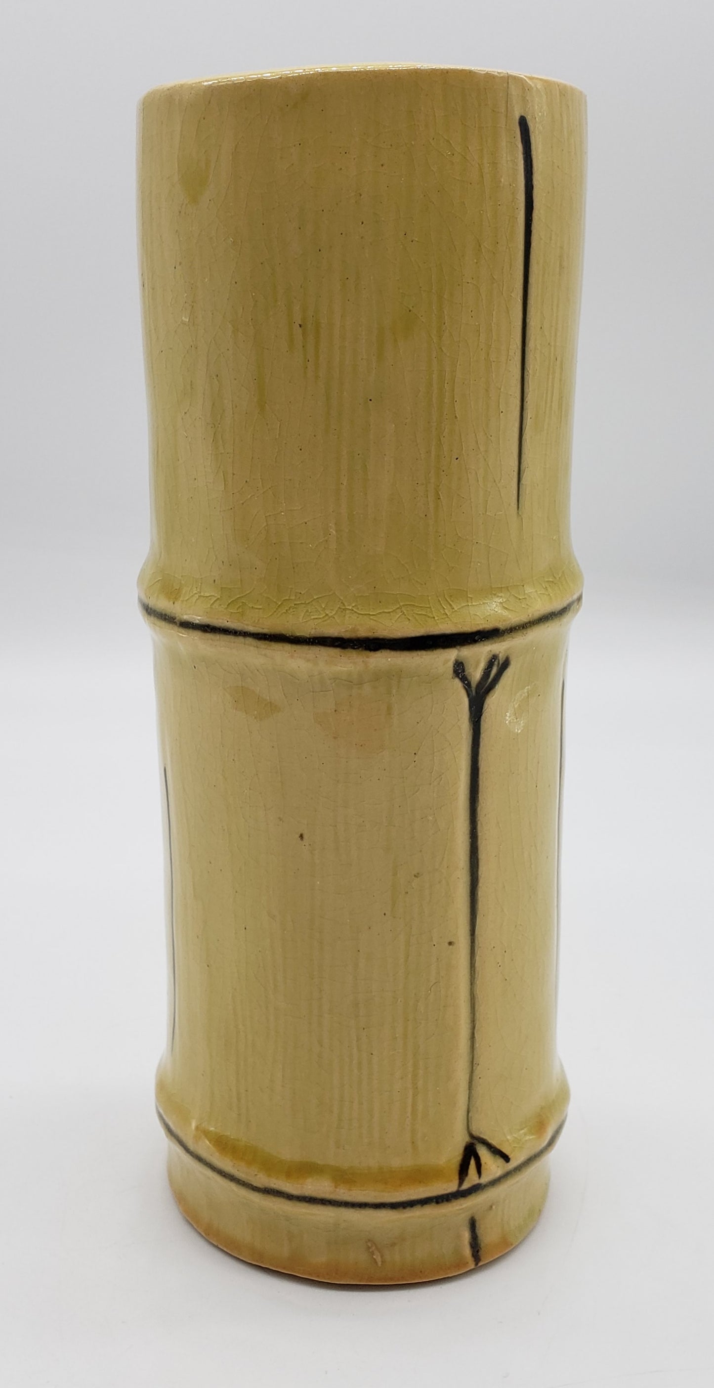Bamboo Ceramic Tiki Mug