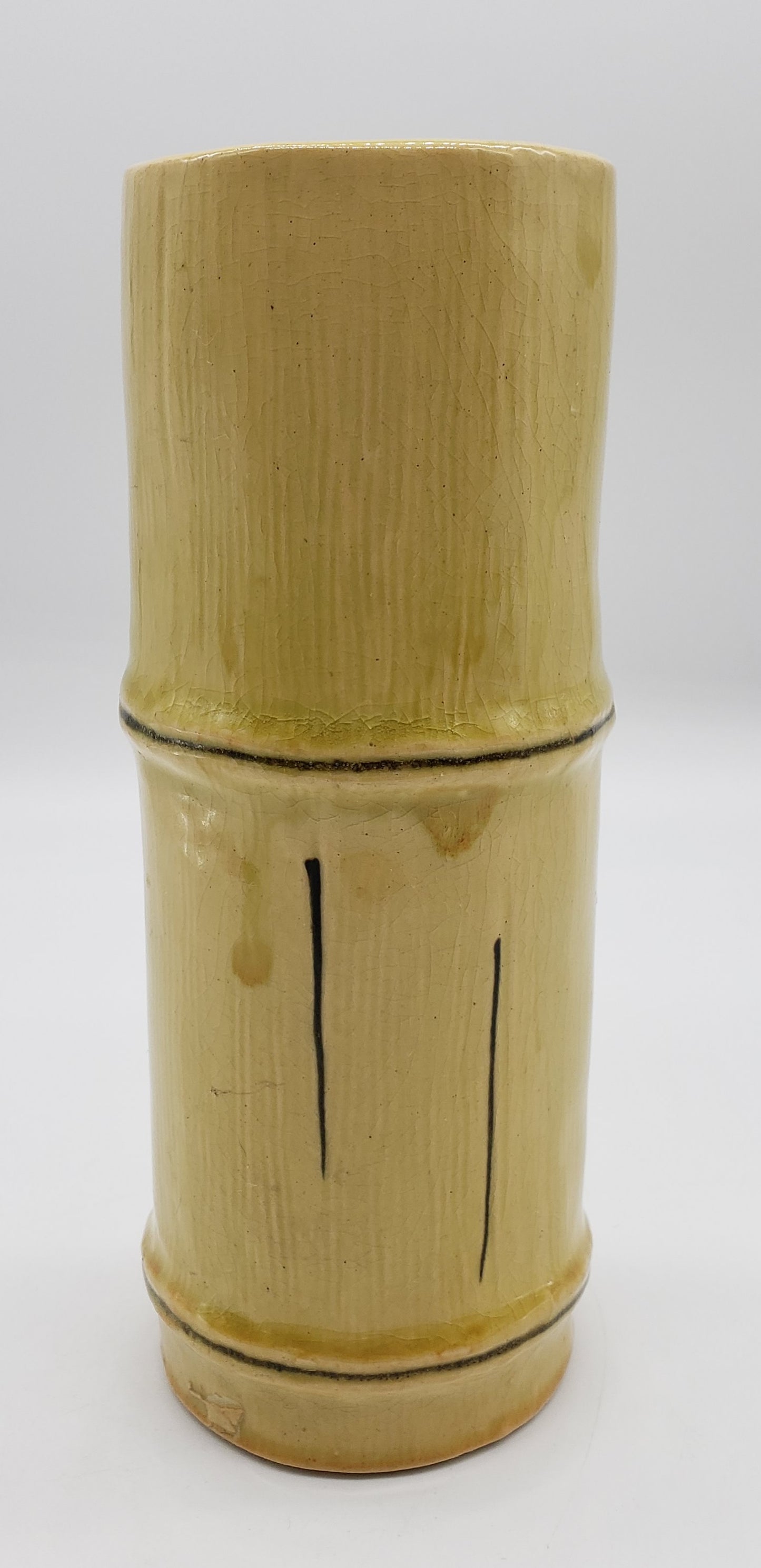Bamboo Ceramic Tiki Mug